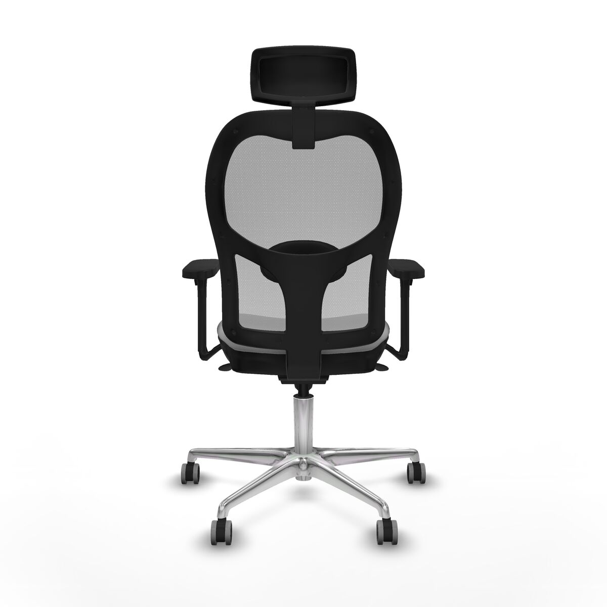 Silla de Oficina con Cabecero Jorquera Piqueras y Crespo 3D086G2 Gris claro