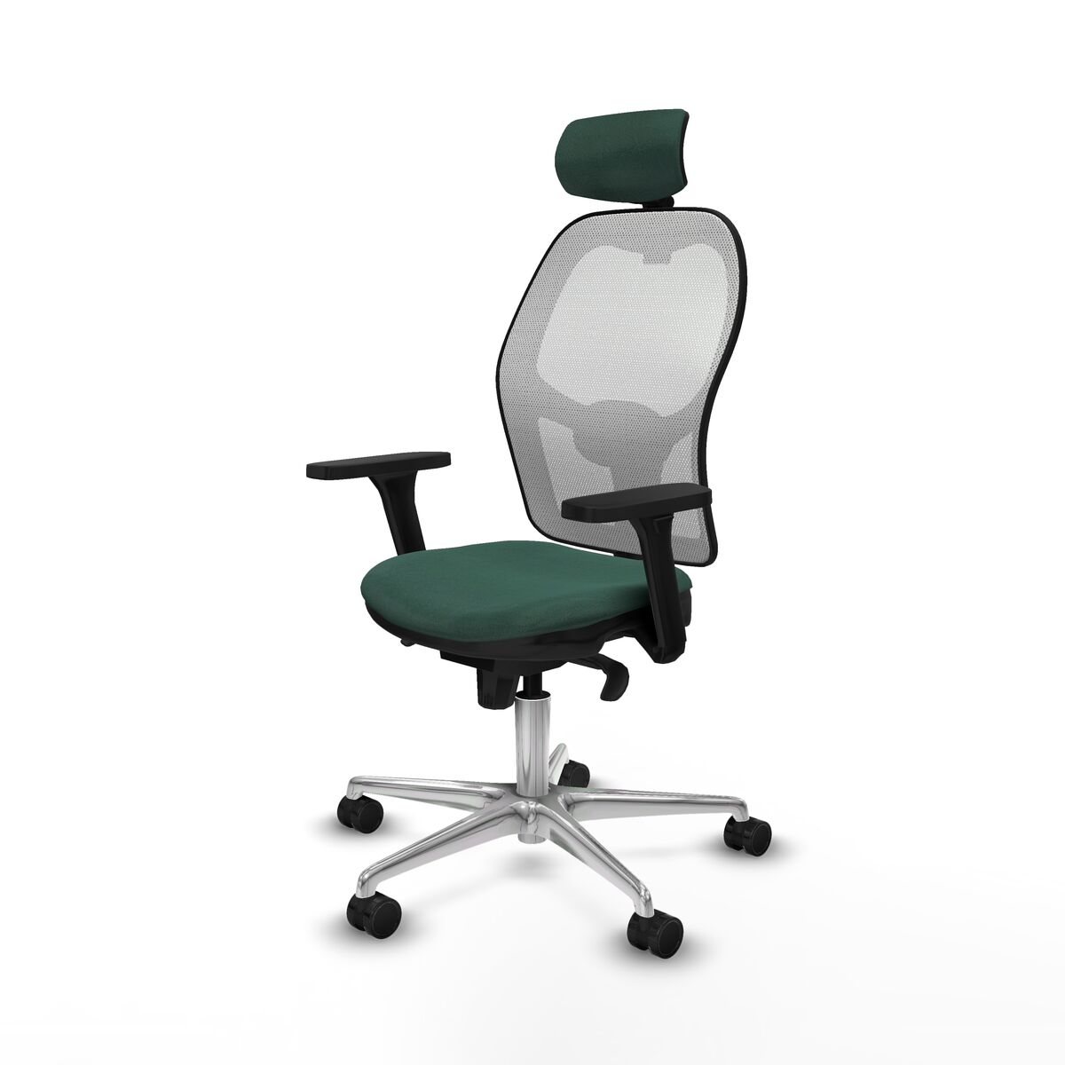 Silla de Oficina con Cabecero Jorquera Piqueras y Crespo 3D086N2 Verde