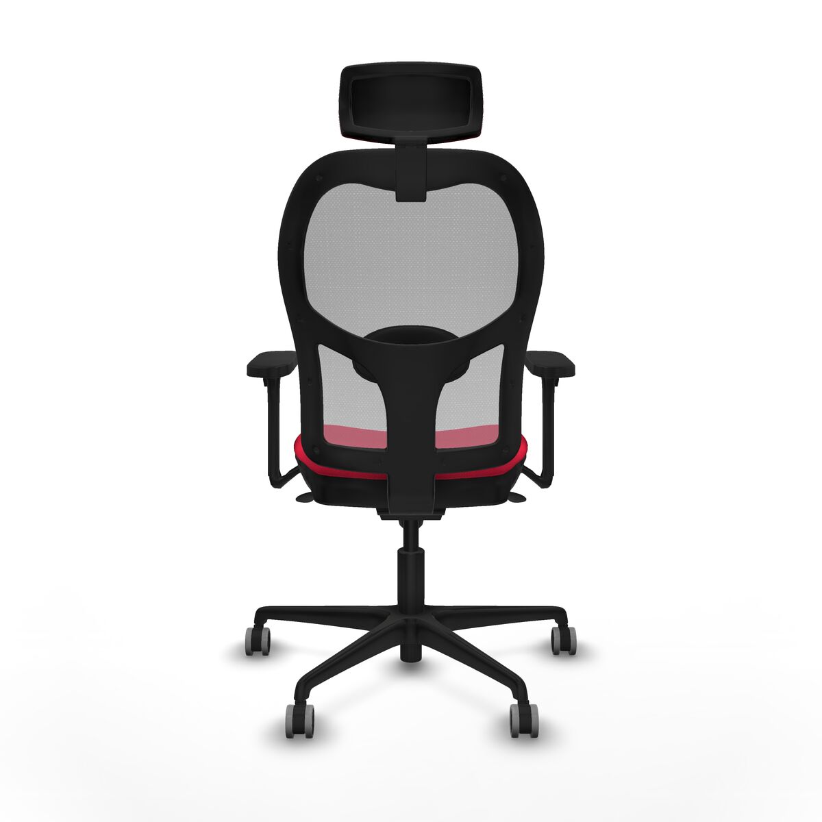 Silla de Oficina con Cabecero Jorquera Piqueras y Crespo 3D036G2 Rojo