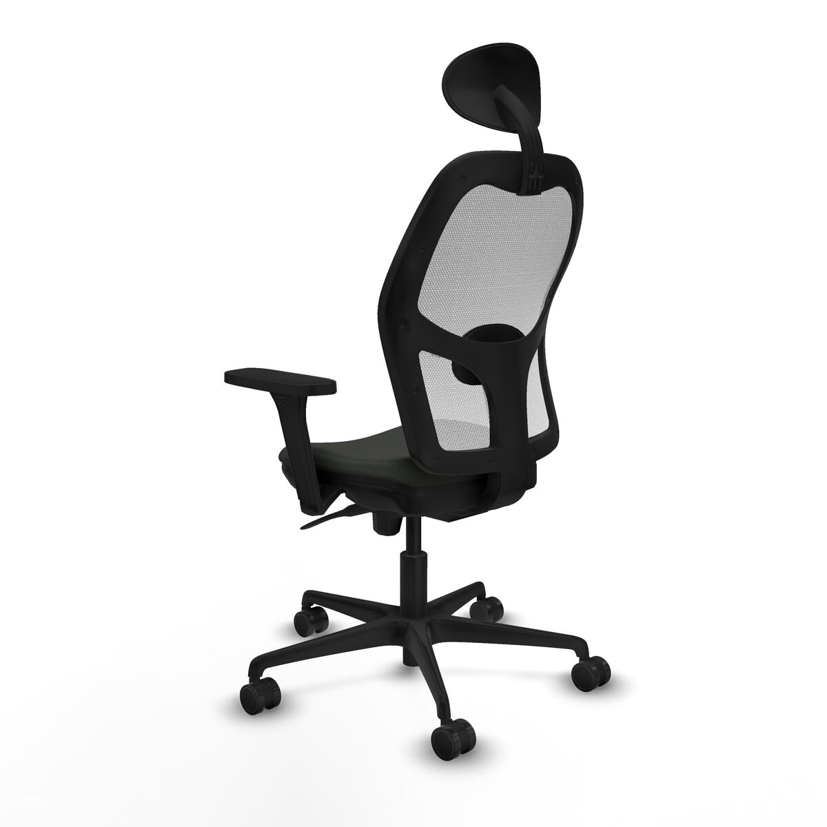 Silla de Oficina con Cabecero Jorquera Piqueras y Crespo 3D036N1 Negro