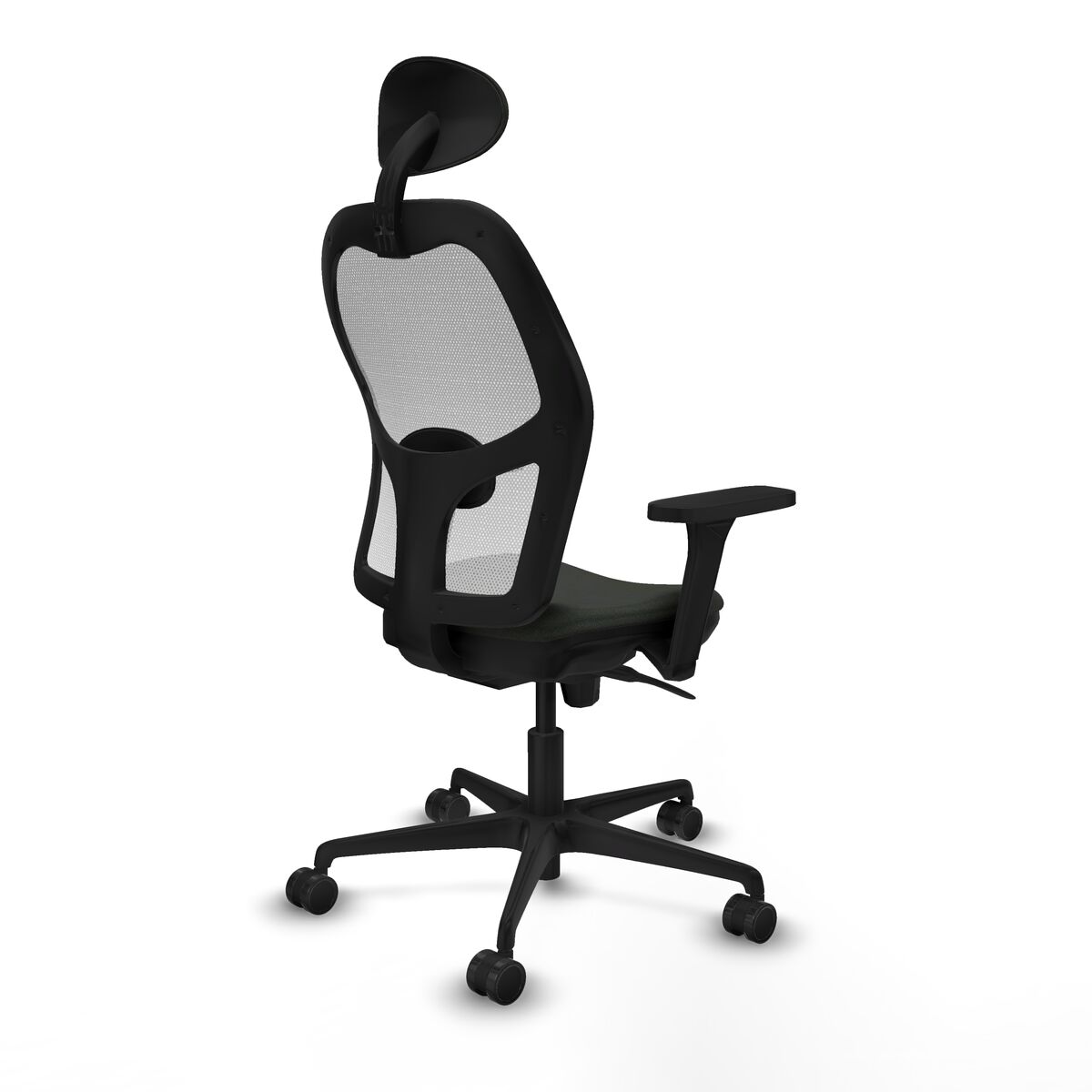 Silla de Oficina con Cabecero Jorquera Piqueras y Crespo 3D036N1 Negro