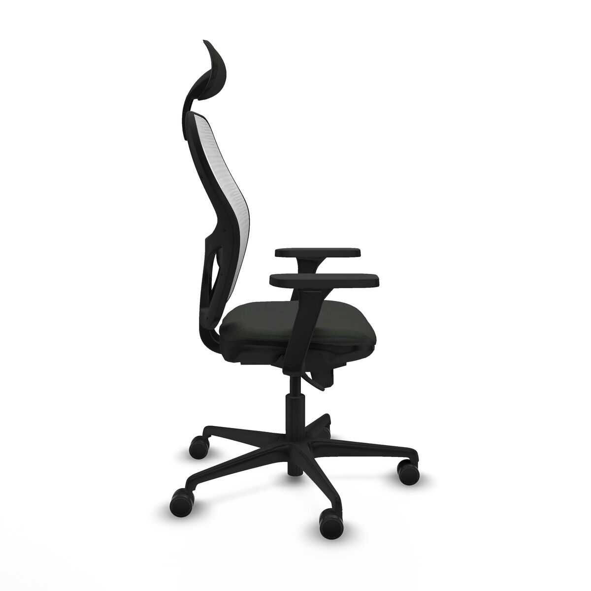 Silla de Oficina con Cabecero Jorquera Piqueras y Crespo 3D036N1 Negro
