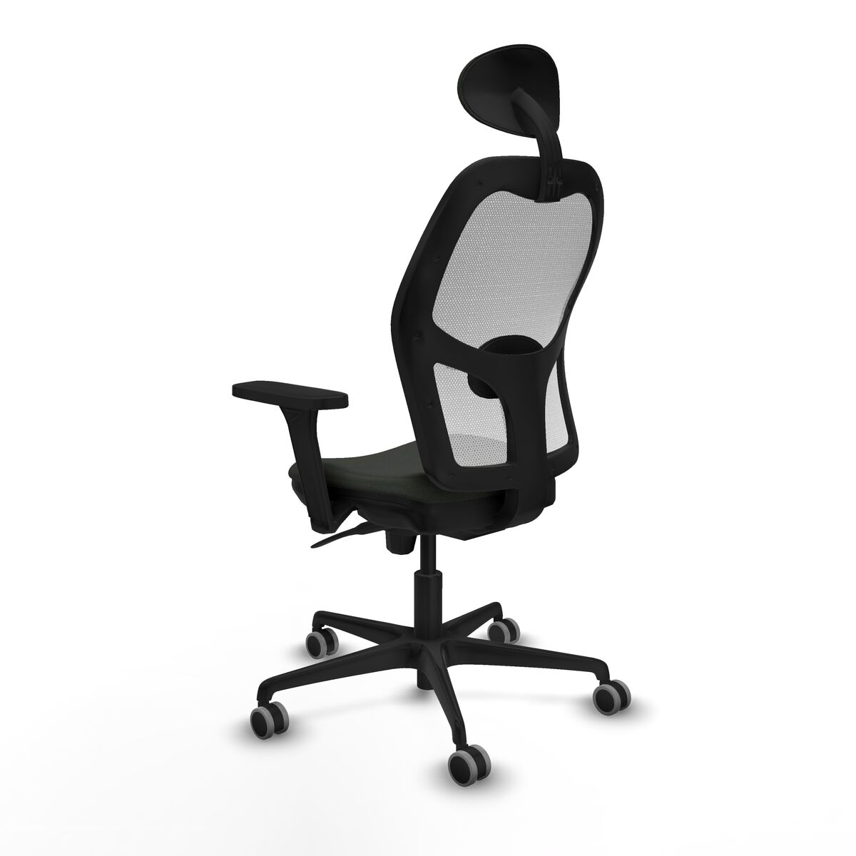 Silla de Oficina con Cabecero Jorquera Piqueras y Crespo 3D036G1 Negro