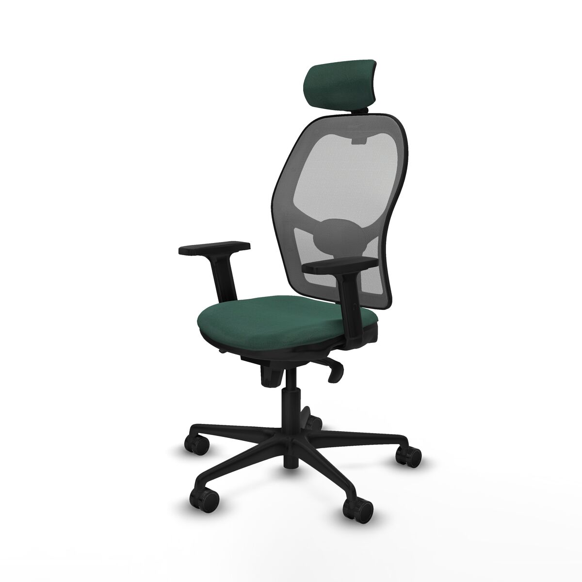 Silla de Oficina con Cabecero Jorquera Piqueras y Crespo 2D036N2 Verde