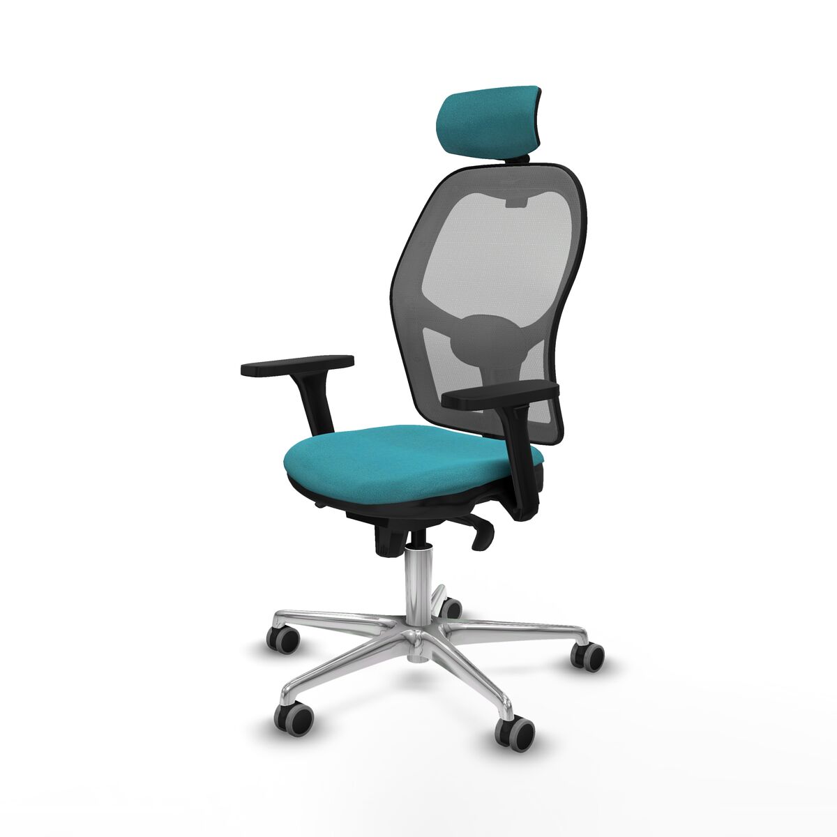 Silla de Oficina con Cabecero Jorquera Piqueras y Crespo 3D086G2 Turquesa