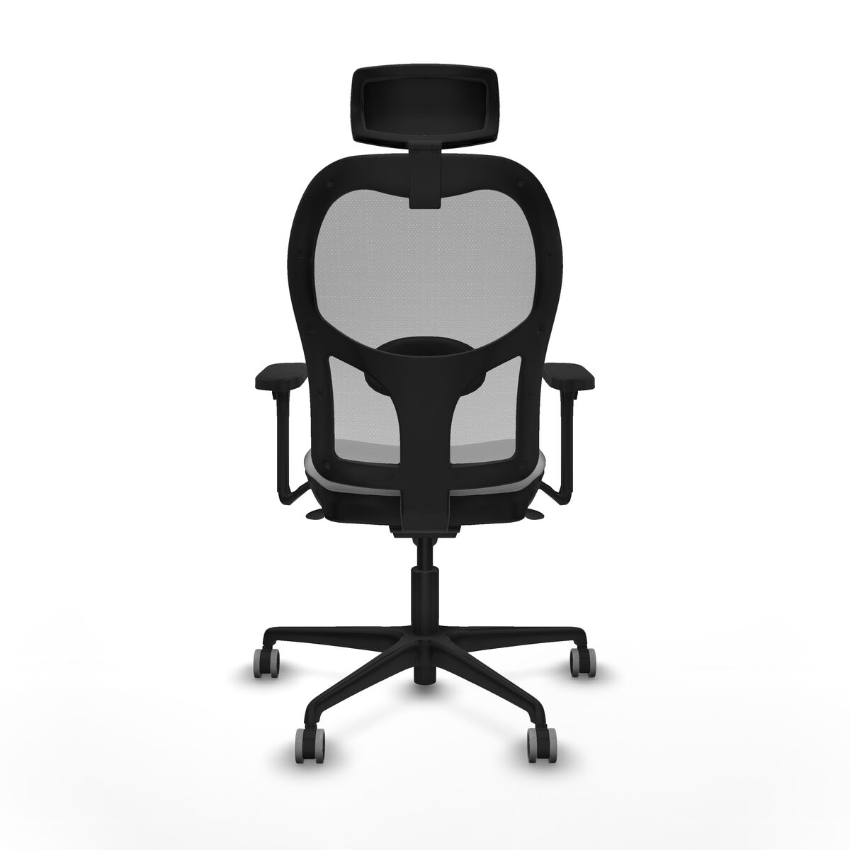 Silla de Oficina con Cabecero Jorquera Piqueras y Crespo 3D036G2 Gris claro