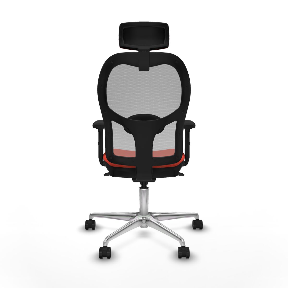 Silla de Oficina con Cabecero Jorquera Piqueras y Crespo 2D086N2 Naranja Oscuro