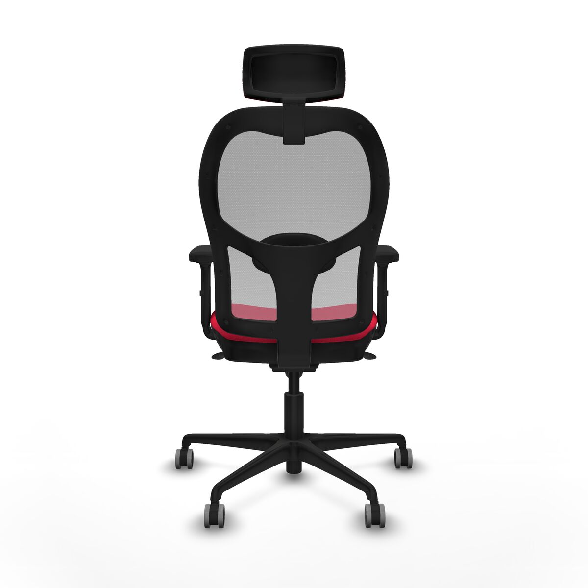 Silla de Oficina con Cabecero Jorquera Piqueras y Crespo 2D036G2 Rojo