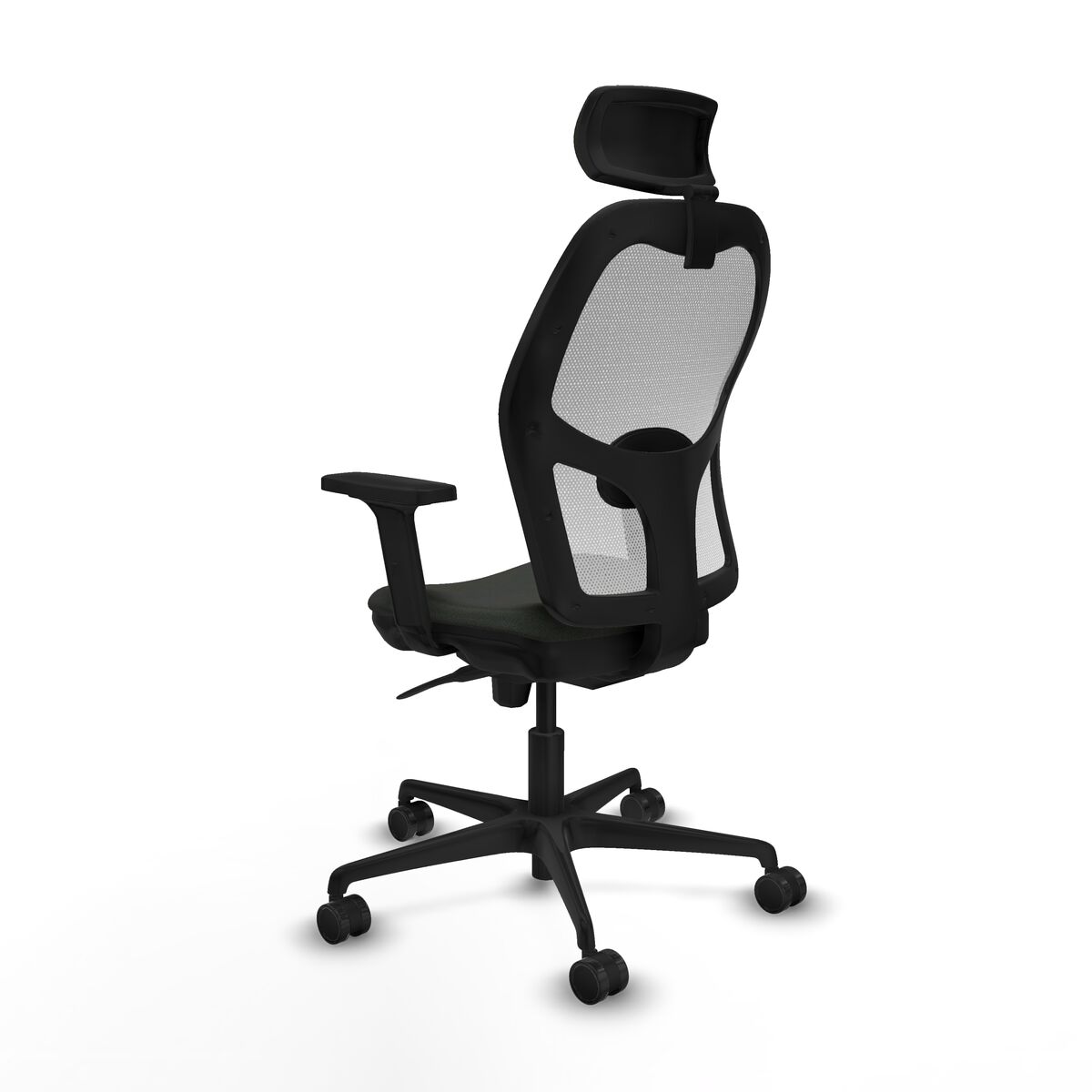 Silla de Oficina con Cabecero Jorquera Piqueras y Crespo 2D036N2 Negro