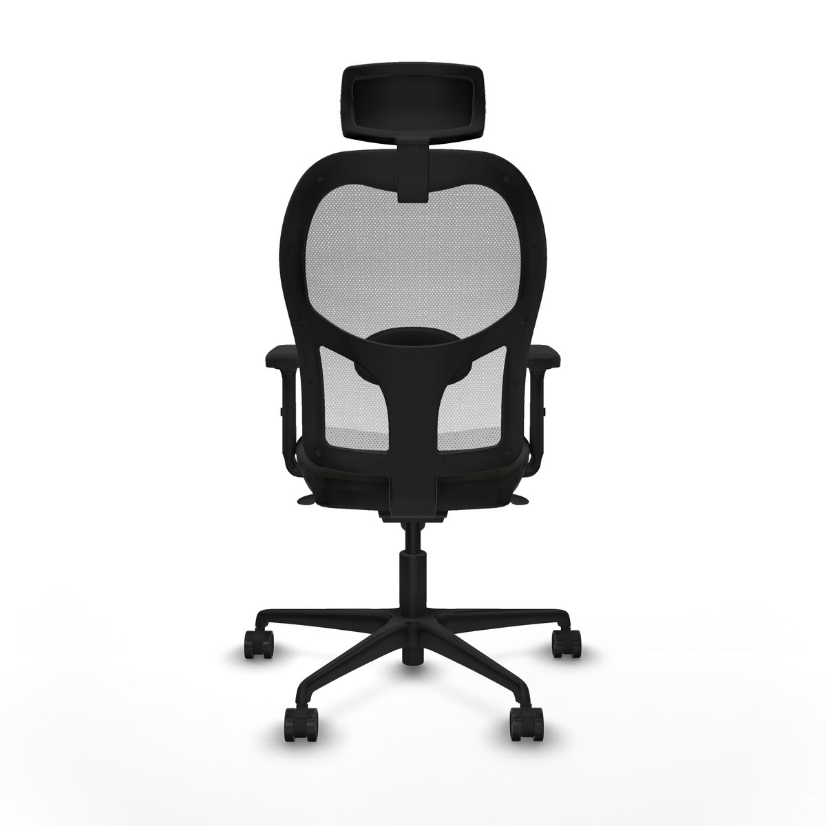 Silla de Oficina con Cabecero Jorquera Piqueras y Crespo 2D036N2 Negro