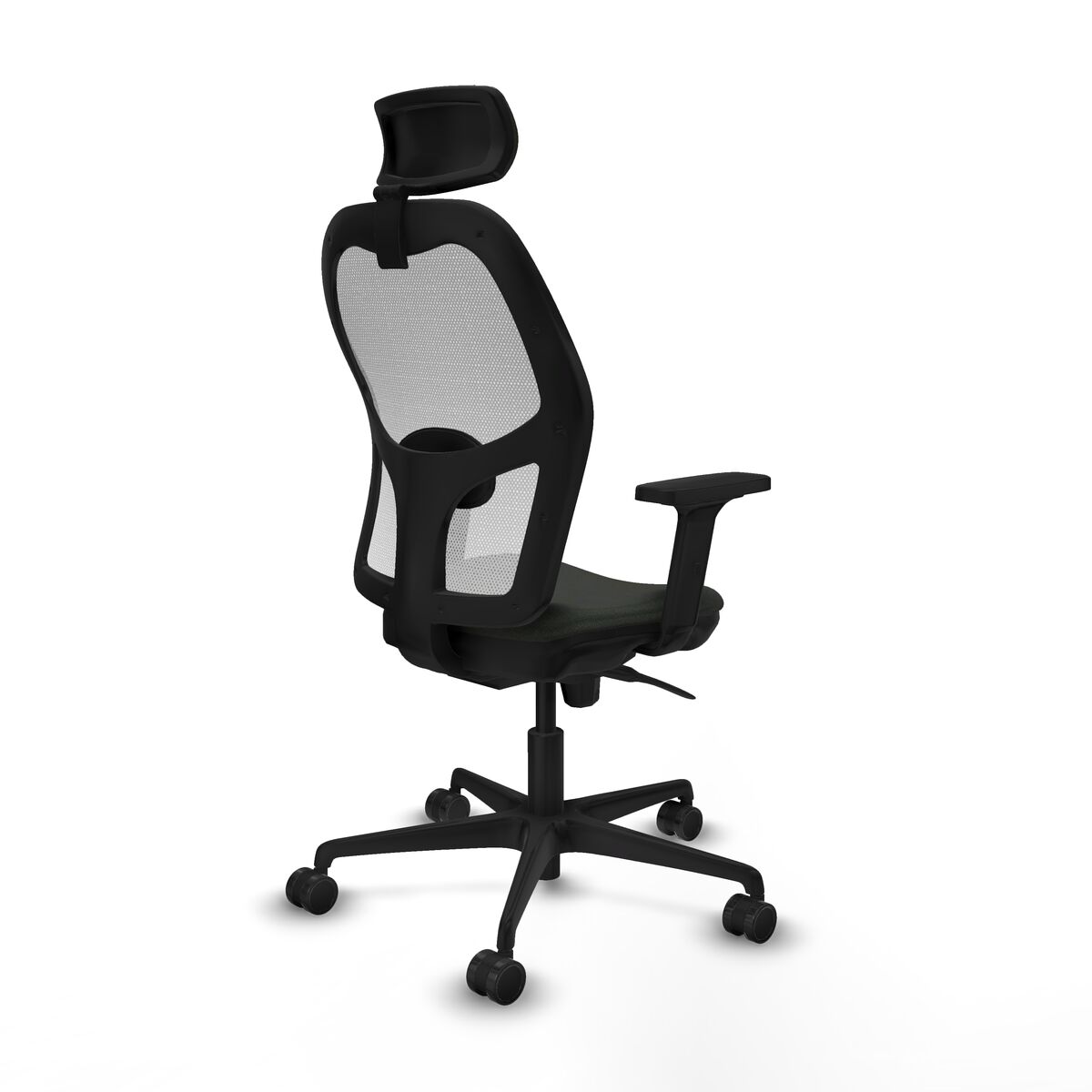 Silla de Oficina con Cabecero Jorquera Piqueras y Crespo 2D036N2 Negro