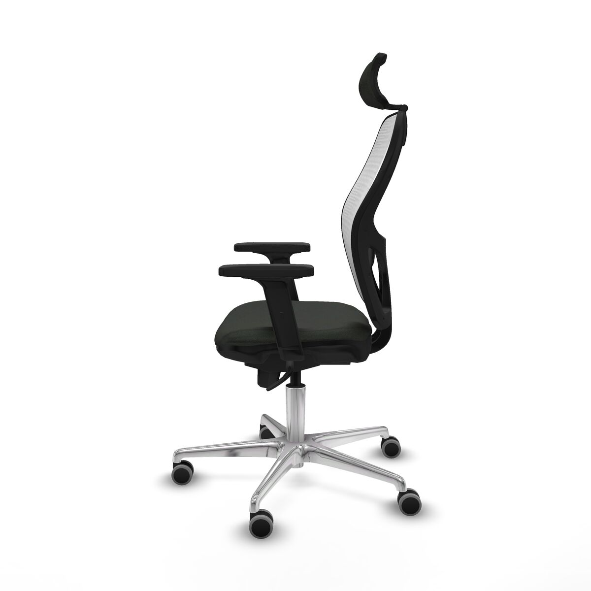Silla de Oficina con Cabecero Jorquera Piqueras y Crespo 2D086G2 Negro