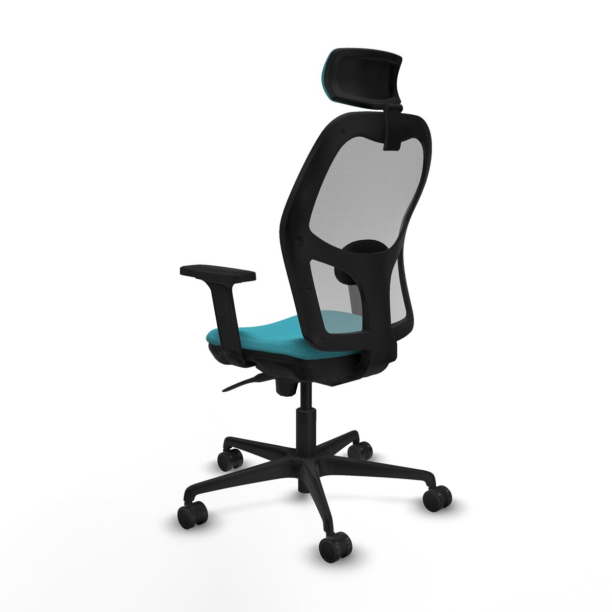 Silla de Oficina con Cabecero Jorquera Piqueras y Crespo 2D036N2 Turquesa