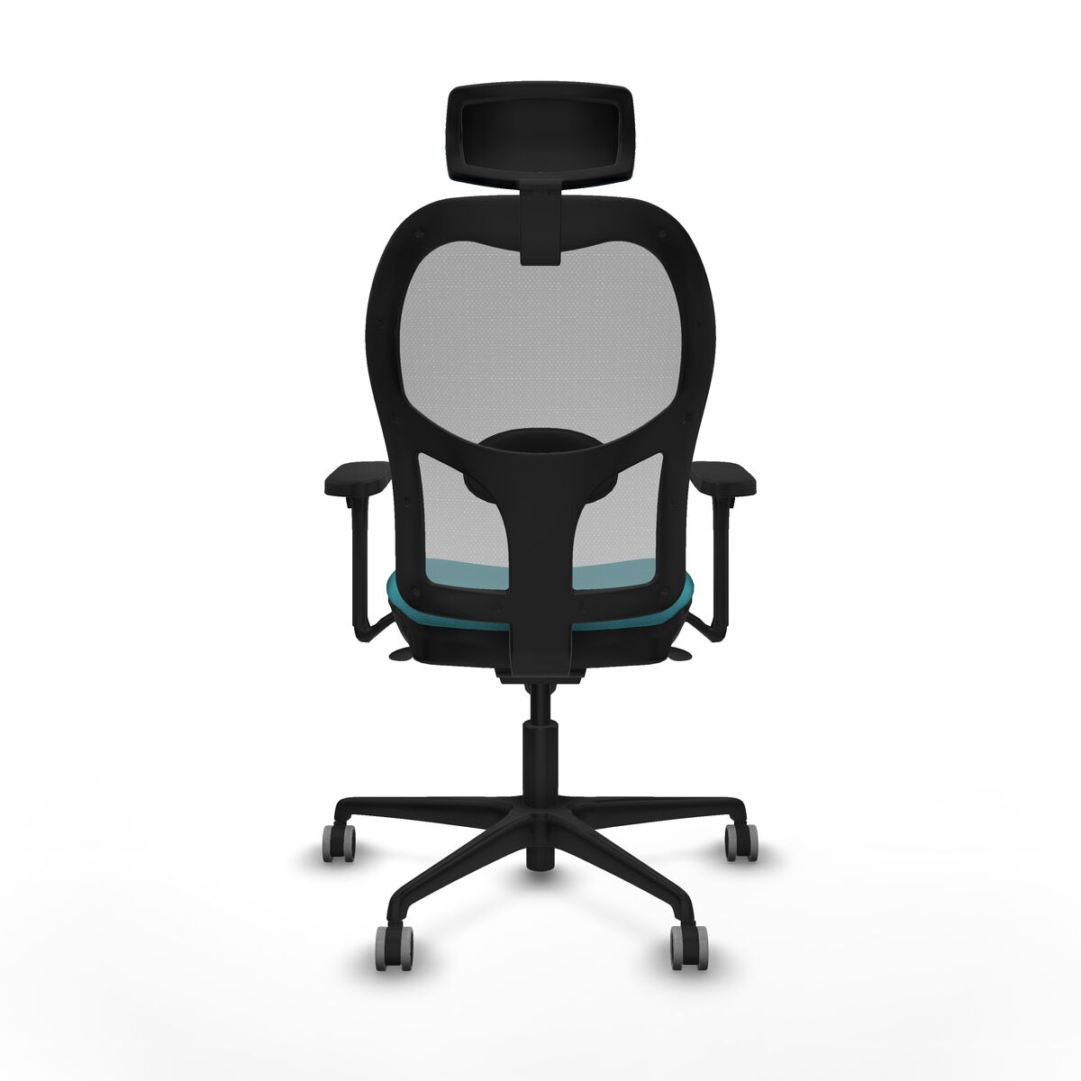 Silla de Oficina con Cabecero Jorquera Piqueras y Crespo 3D036G2 Turquesa