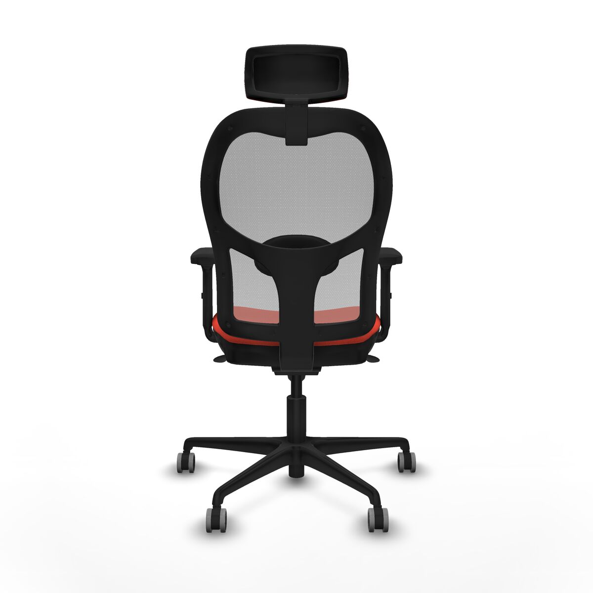 Silla de Oficina con Cabecero Jorquera Piqueras y Crespo 2D036G2 Naranja Oscuro