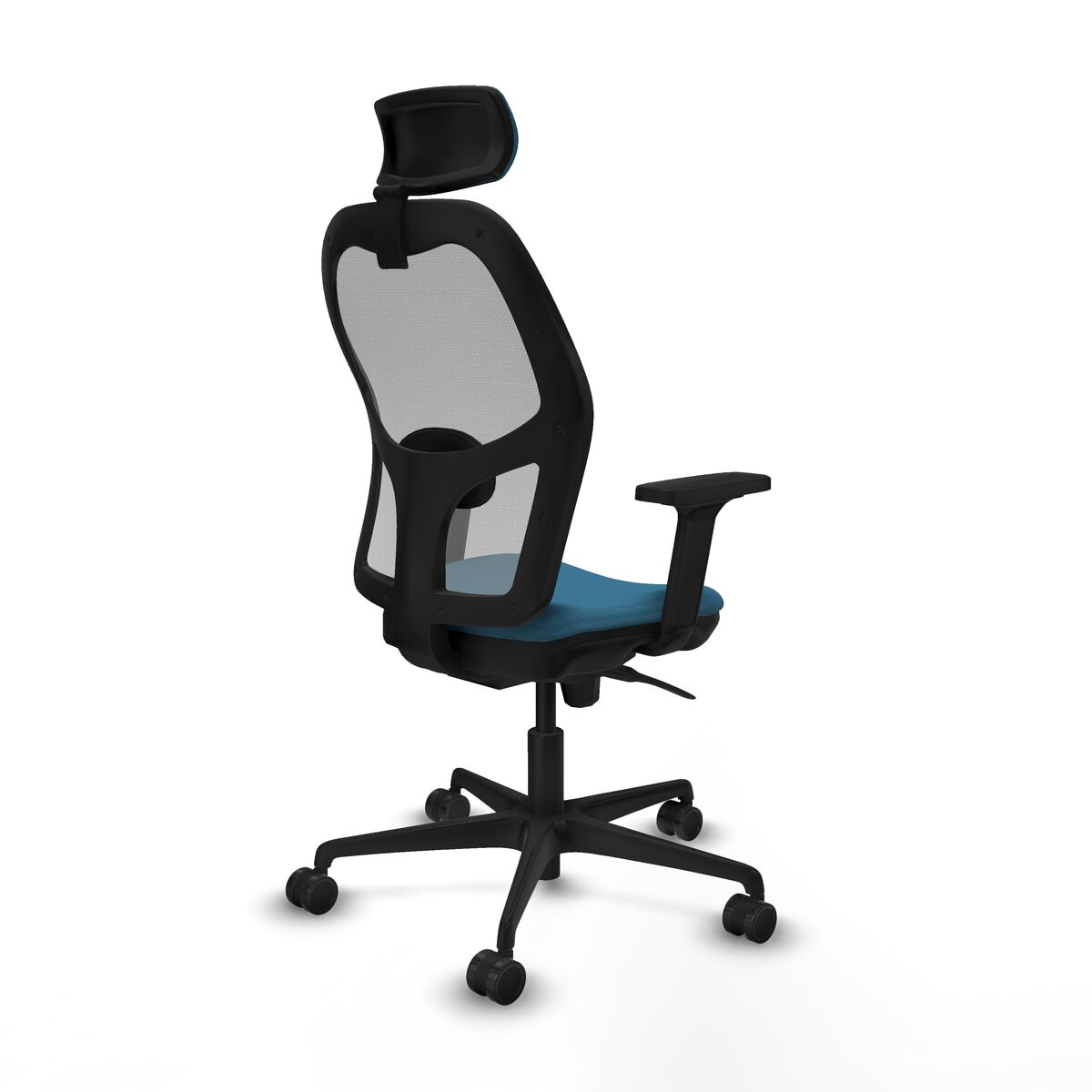 Silla de Oficina con Cabecero Jorquera Piqueras y Crespo 2D036N2 Gris Verde petróleo