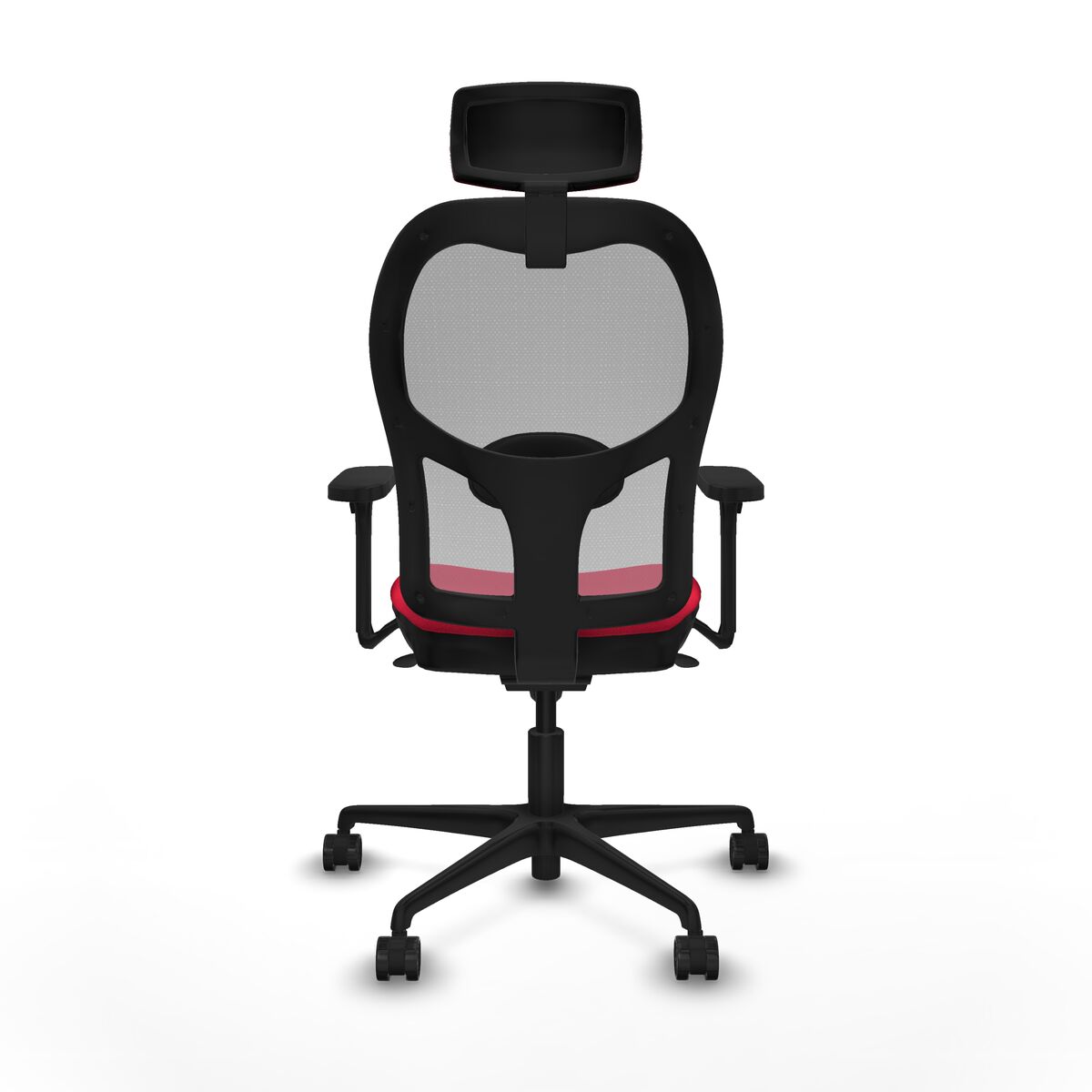 Silla de Oficina con Cabecero Jorquera Piqueras y Crespo 3D036N2 Rojo