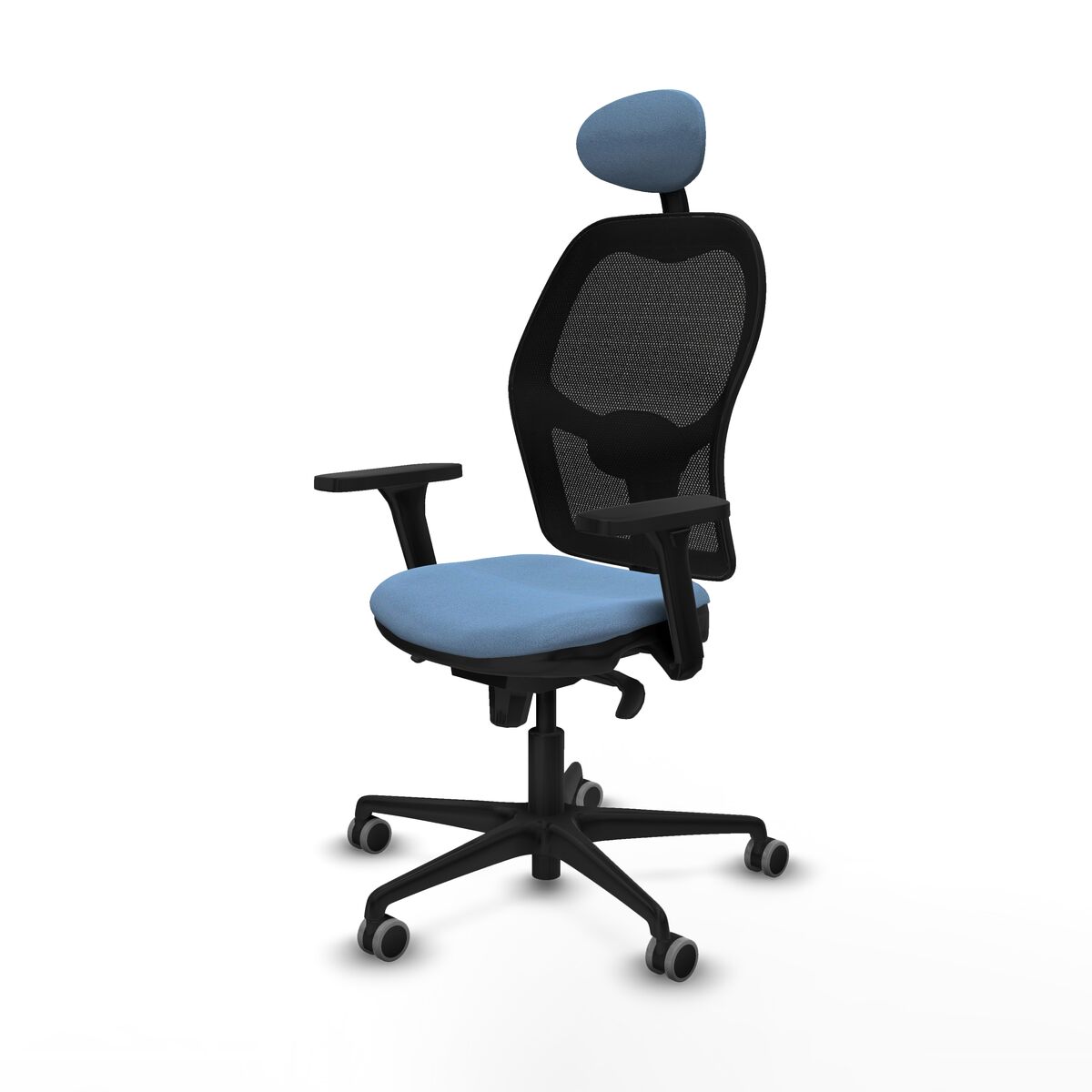 Silla de Oficina con Cabecero Jorquera Piqueras y Crespo 3D036G1 Azul cielo