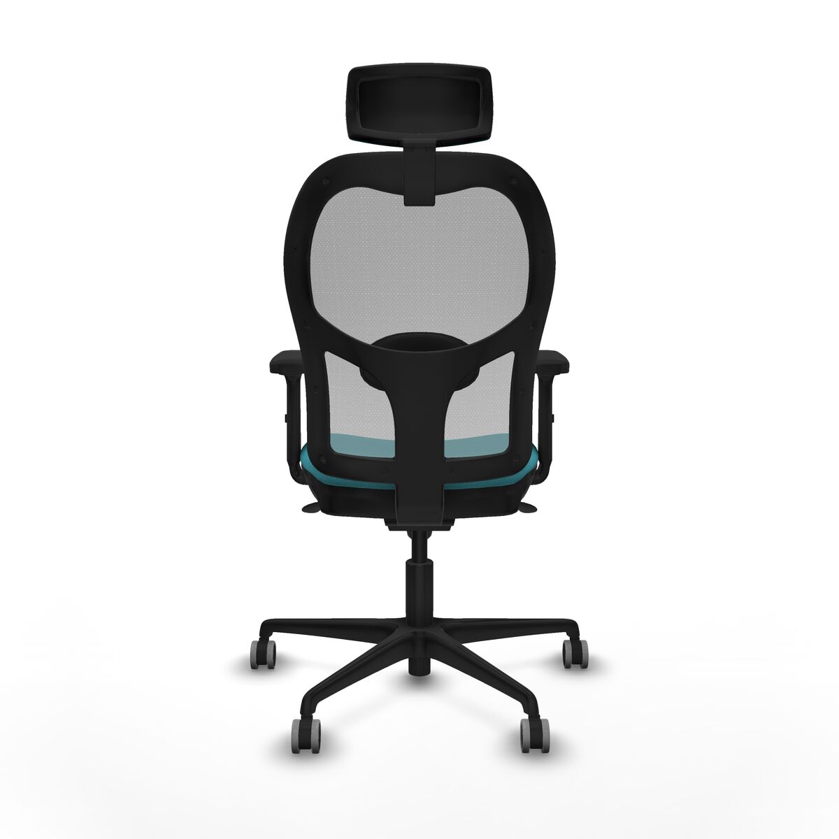 Silla de Oficina con Cabecero Jorquera Piqueras y Crespo 2D036G2 Turquesa