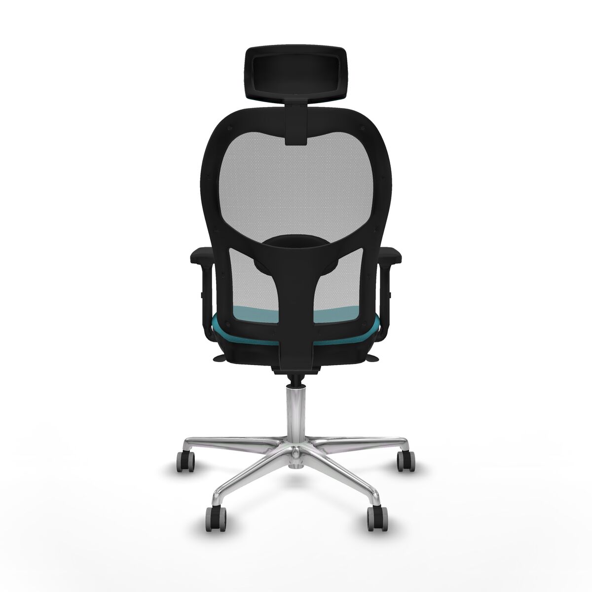 Silla de Oficina con Cabecero Jorquera Piqueras y Crespo 2D086G2 Turquesa