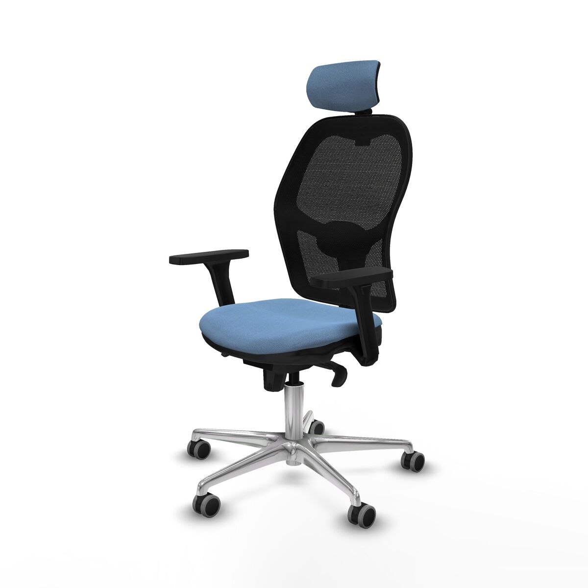 Silla de Oficina con Cabecero Jorquera Piqueras y Crespo 3D086G2 Azul cielo
