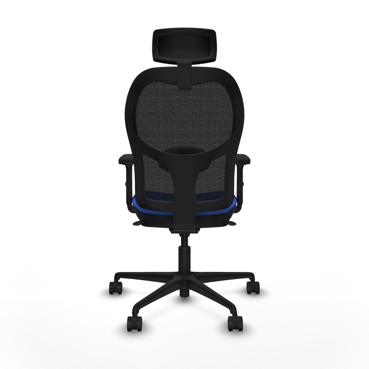 Silla de Oficina con Cabecero Jorquera Piqueras y Crespo 2D036N2 Azul