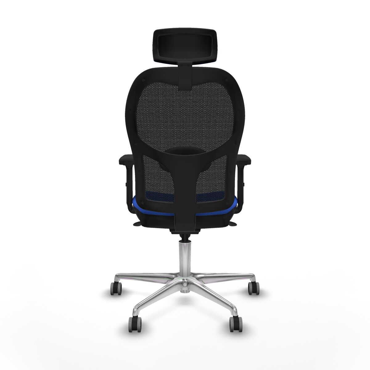 Silla de Oficina con Cabecero Jorquera Piqueras y Crespo 2D086G2 Azul