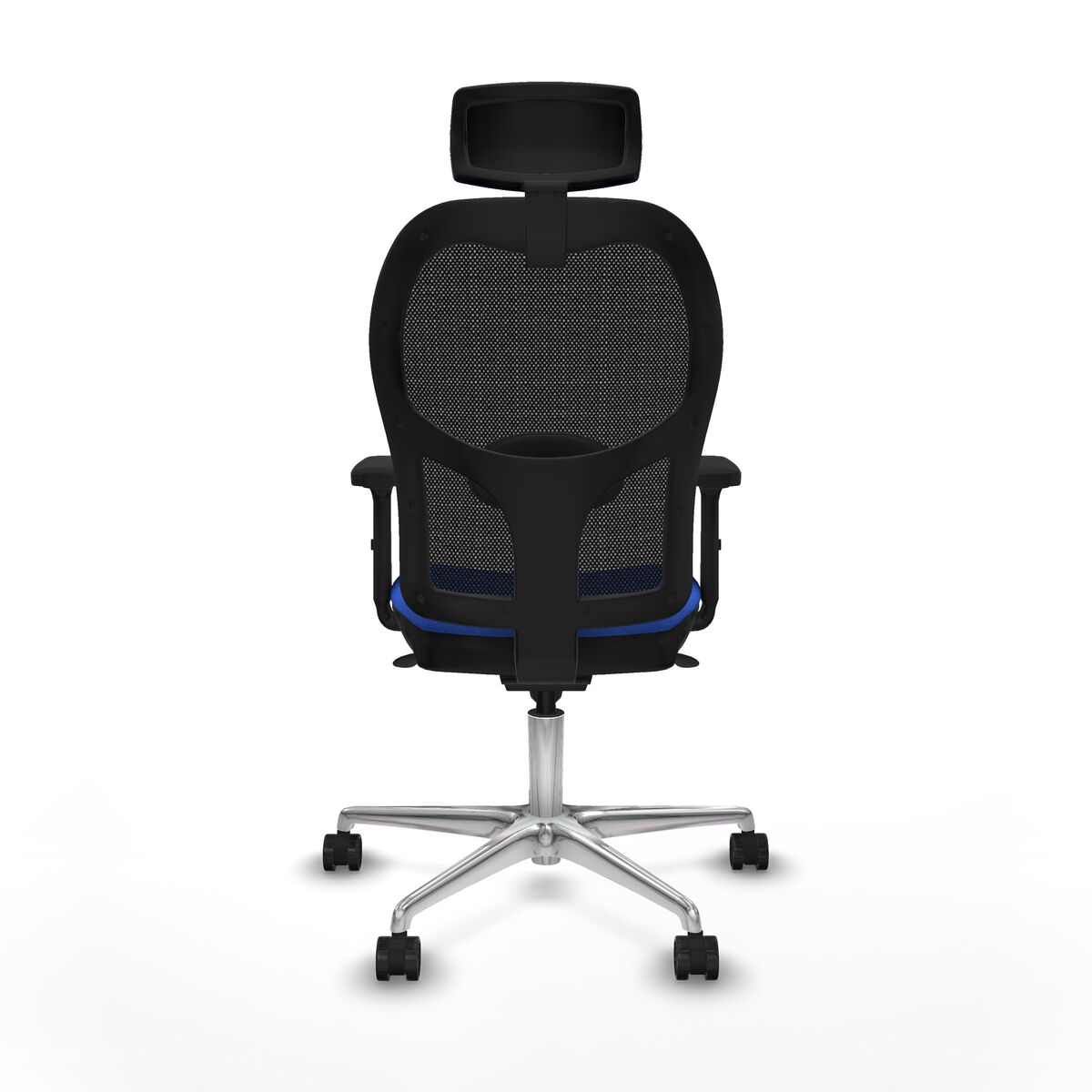 Silla de Oficina con Cabecero Jorquera Piqueras y Crespo 2D086N2 Azul