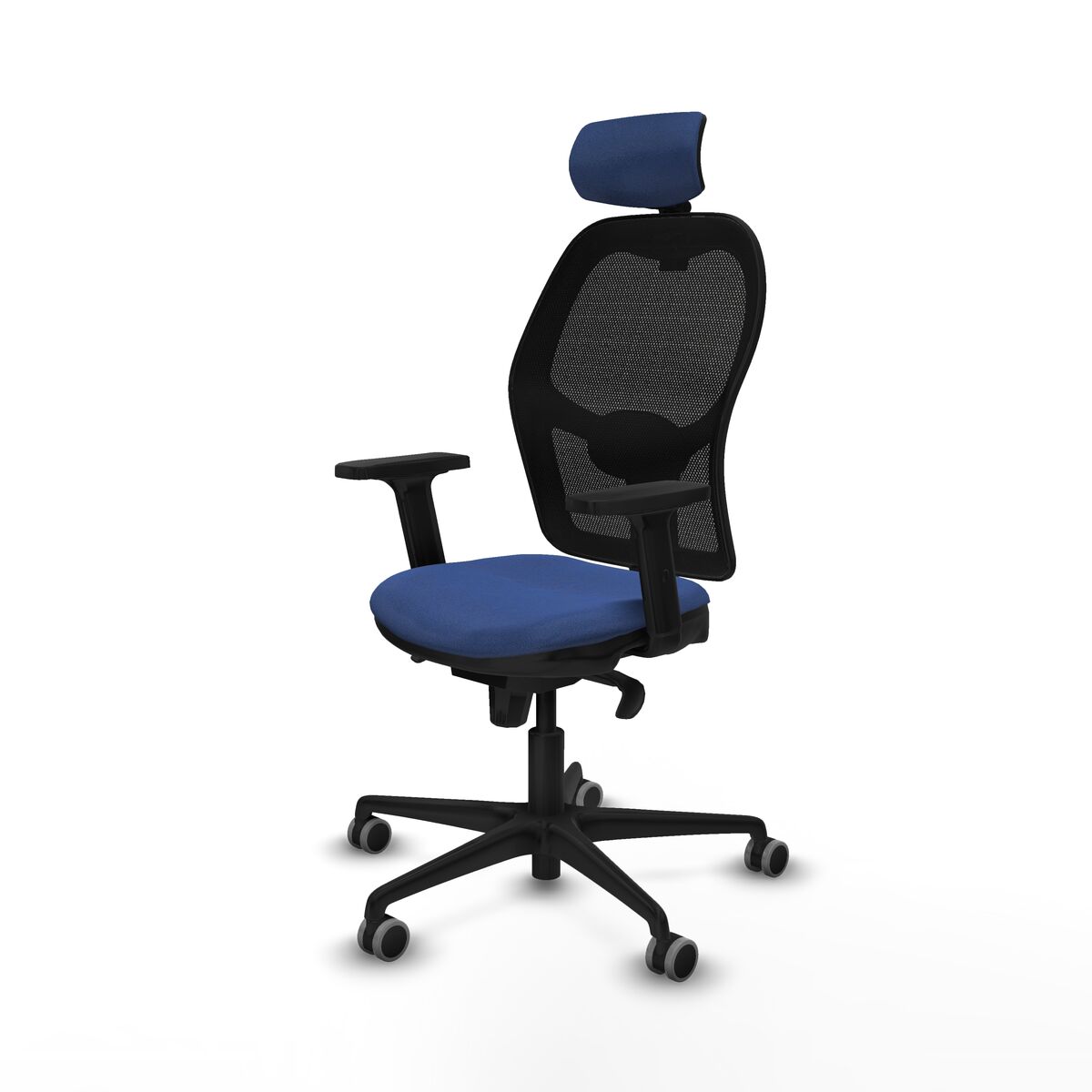 Silla de Oficina con Cabecero Jorquera Piqueras y Crespo 2D036G2 Azul marino