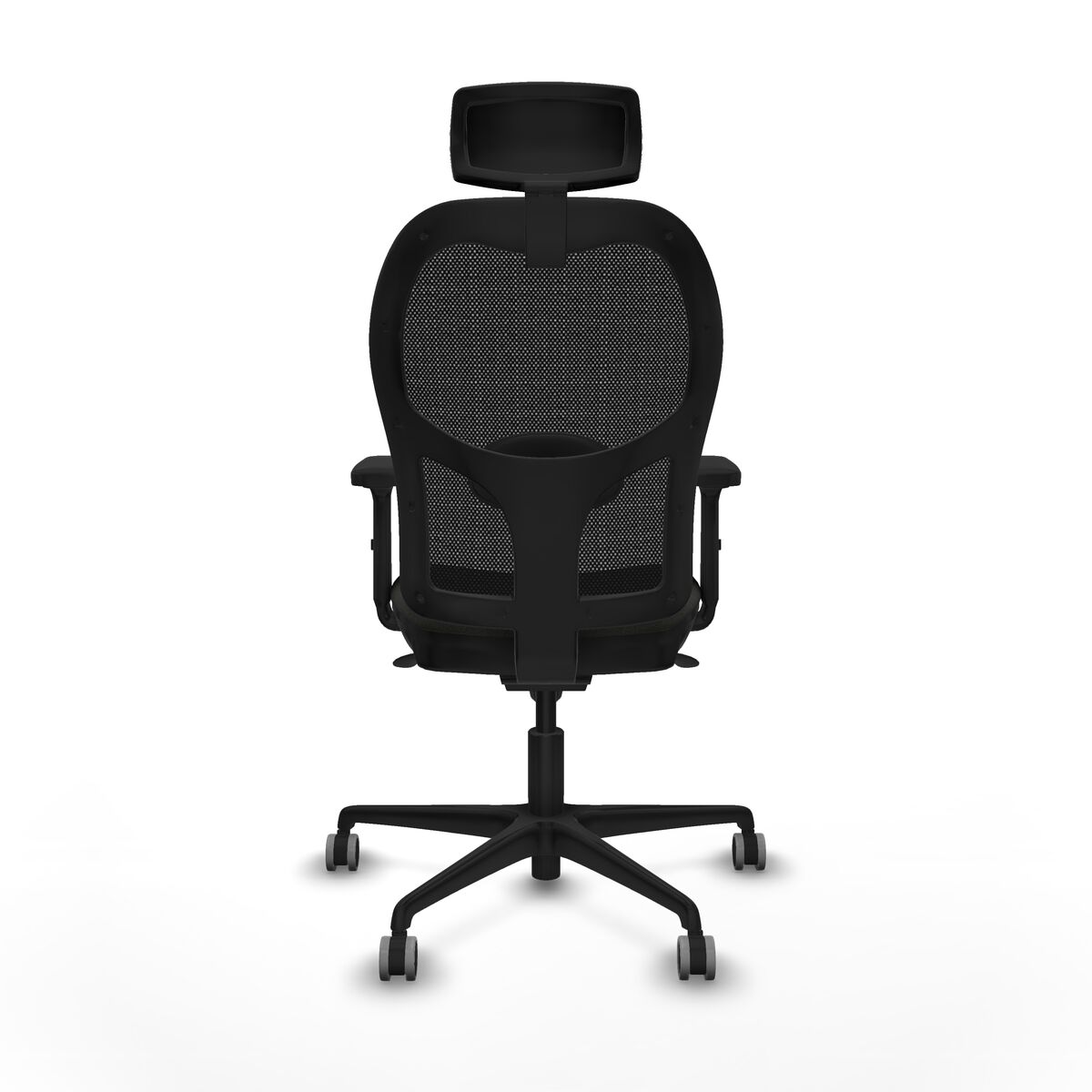 Silla de Oficina con Cabecero Jorquera Piqueras y Crespo 2D036G2 Negro