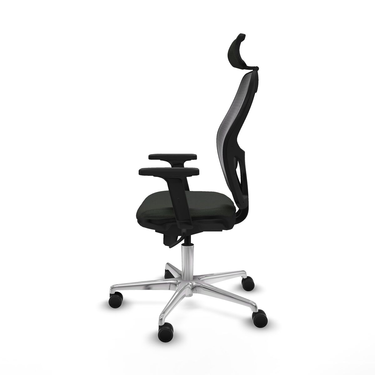 Silla de Oficina con Cabecero Jorquera Piqueras y Crespo 2D086N2 Negro