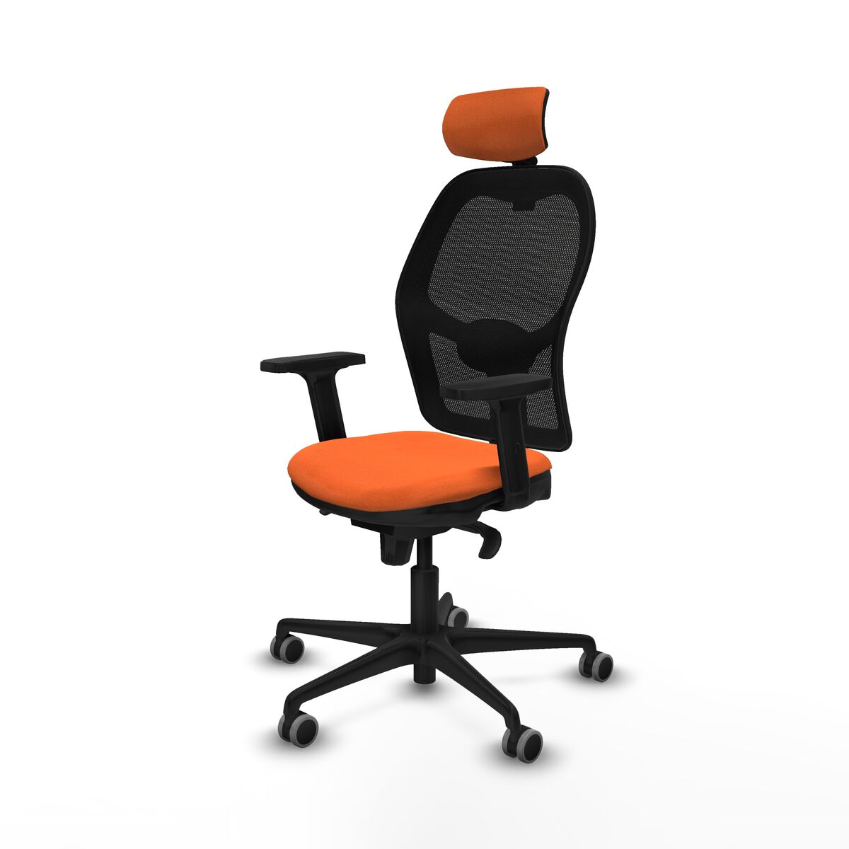 Silla de Oficina con Cabecero Jorquera Piqueras y Crespo 2D036G2 Naranja