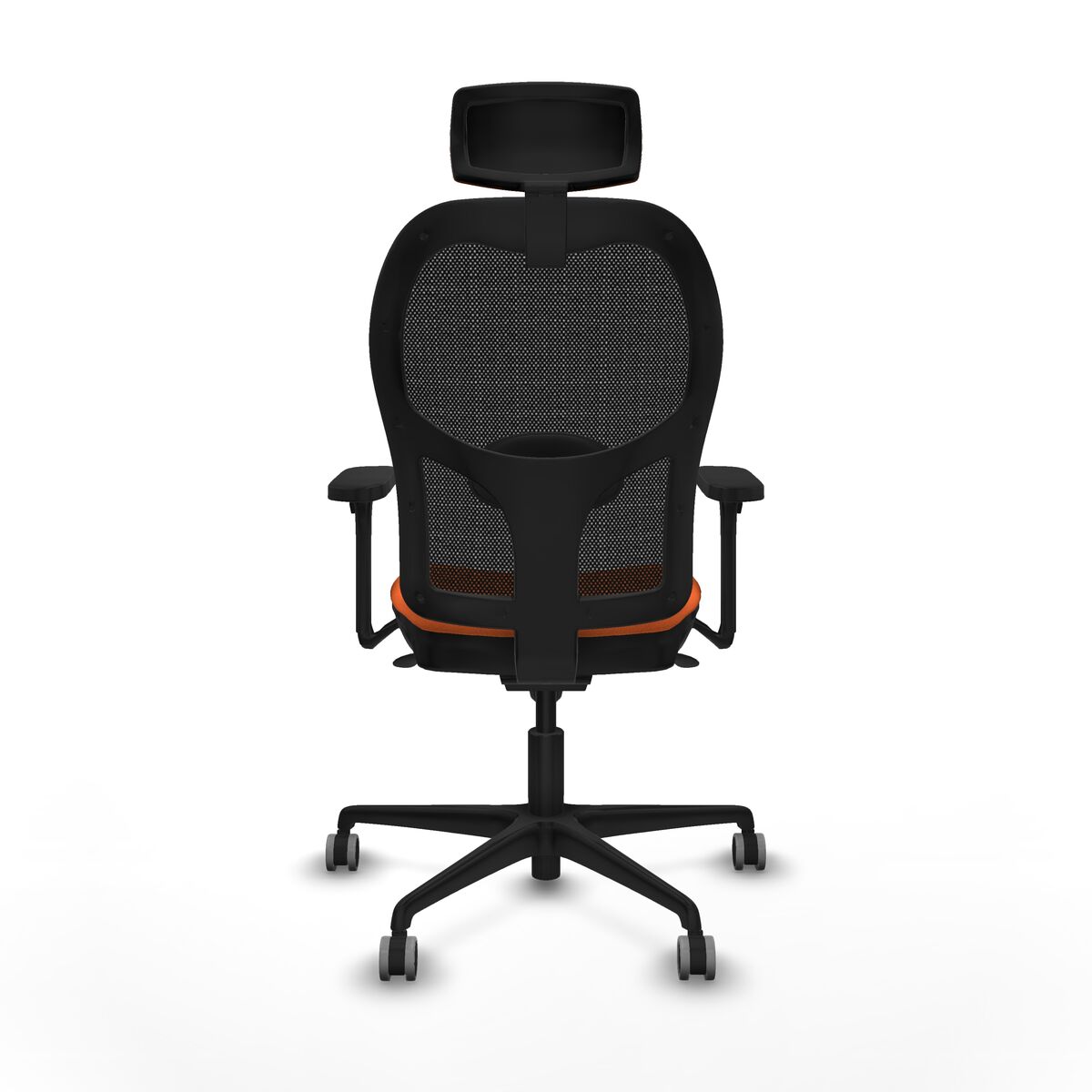Silla de Oficina con Cabecero Jorquera Piqueras y Crespo 3D036G2 Naranja