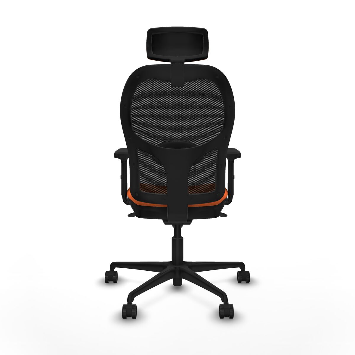 Silla de Oficina con Cabecero Jorquera Piqueras y Crespo 2D036N2 Naranja