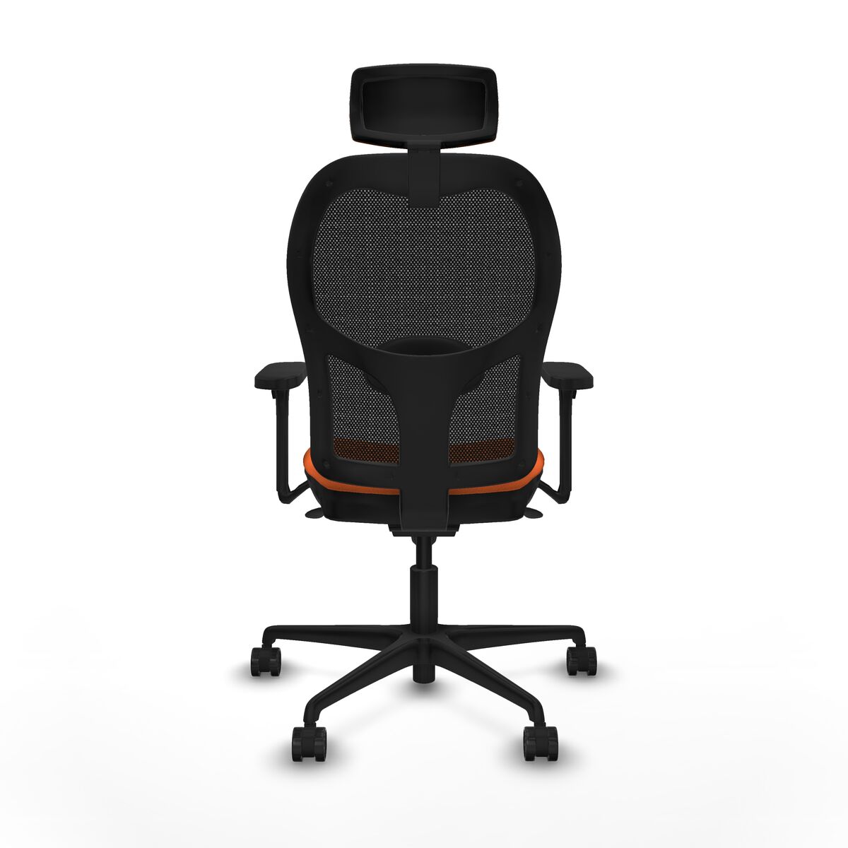 Silla de Oficina con Cabecero Jorquera Piqueras y Crespo 3D036N2 Naranja