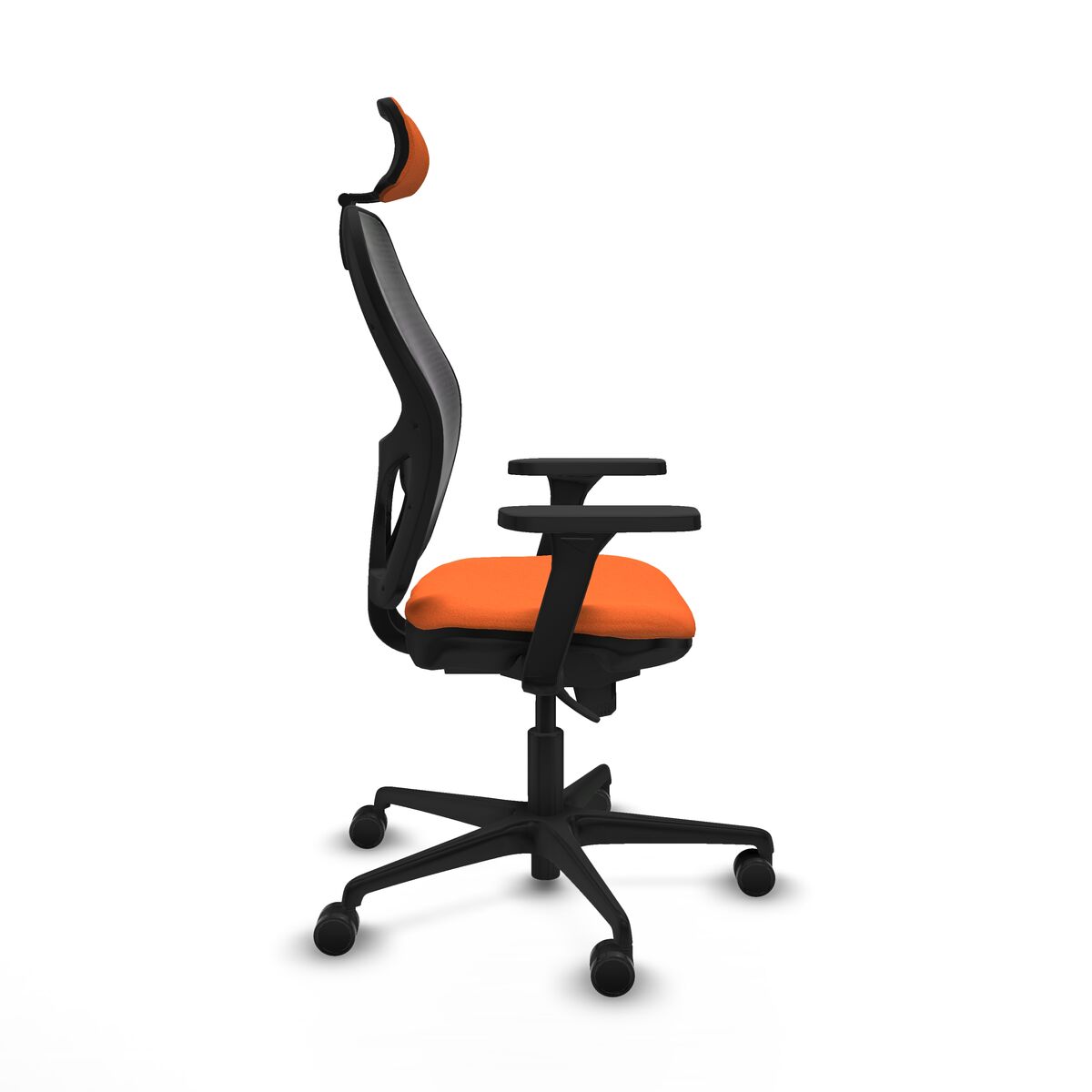 Silla de Oficina con Cabecero Jorquera Piqueras y Crespo 3D036N2 Naranja