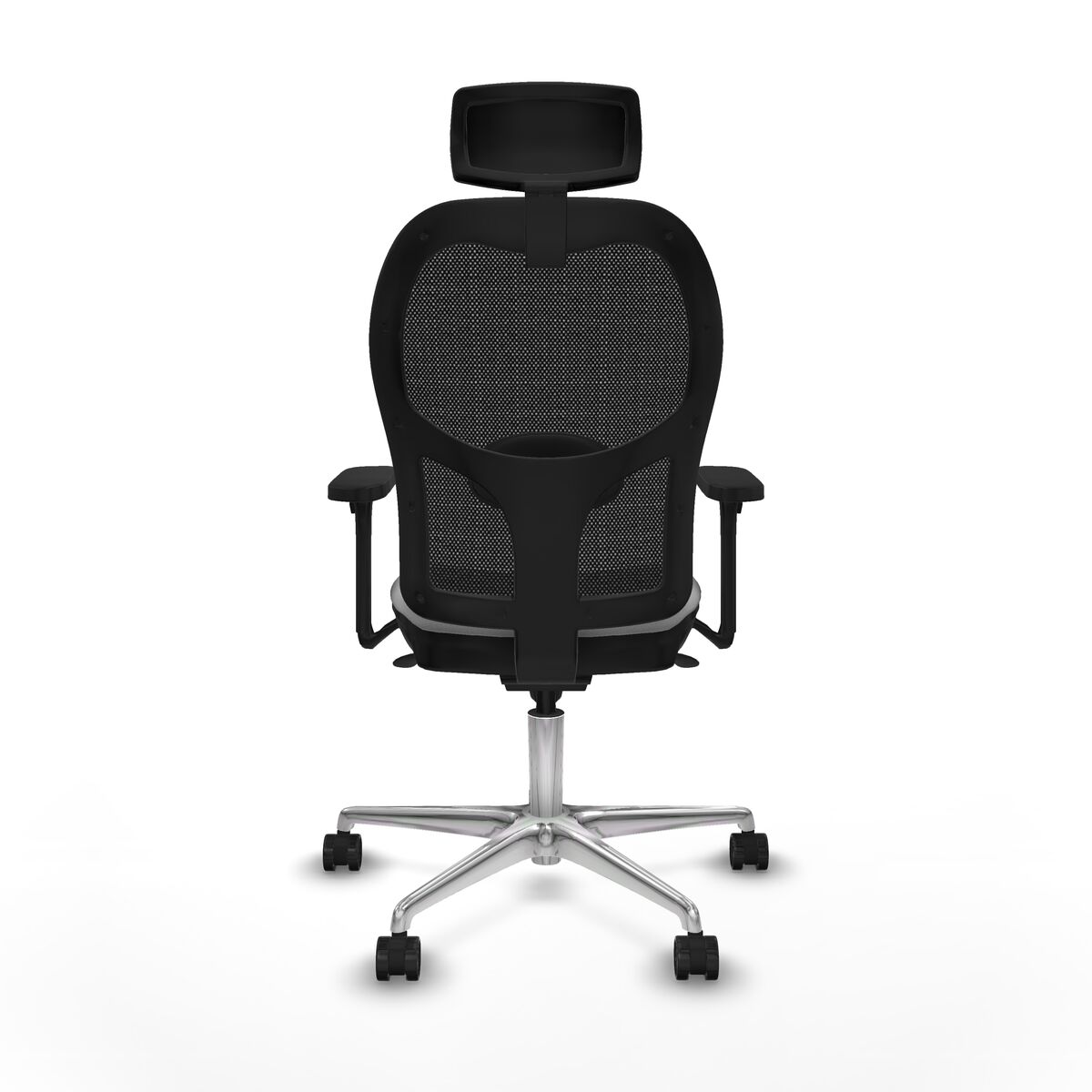 Silla de Oficina con Cabecero Jorquera Piqueras y Crespo 3D086N2 Gris claro