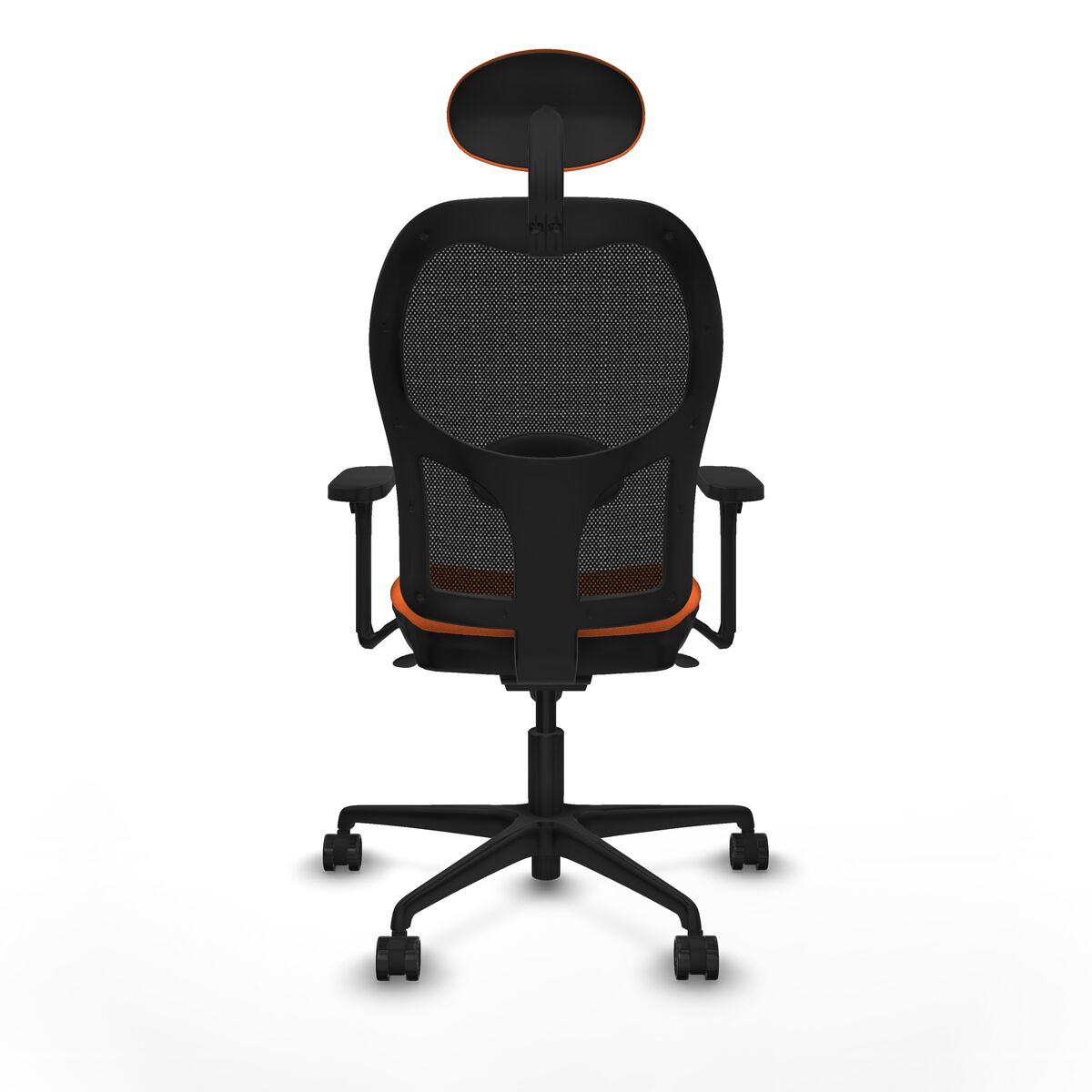 Silla de Oficina con Cabecero Jorquera Piqueras y Crespo 3D036N1 Naranja
