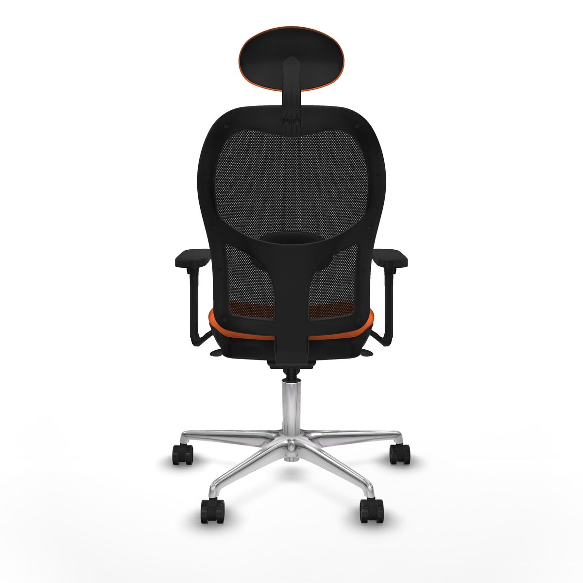 Silla de Oficina con Cabecero Jorquera Piqueras y Crespo 3D086N1 Naranja