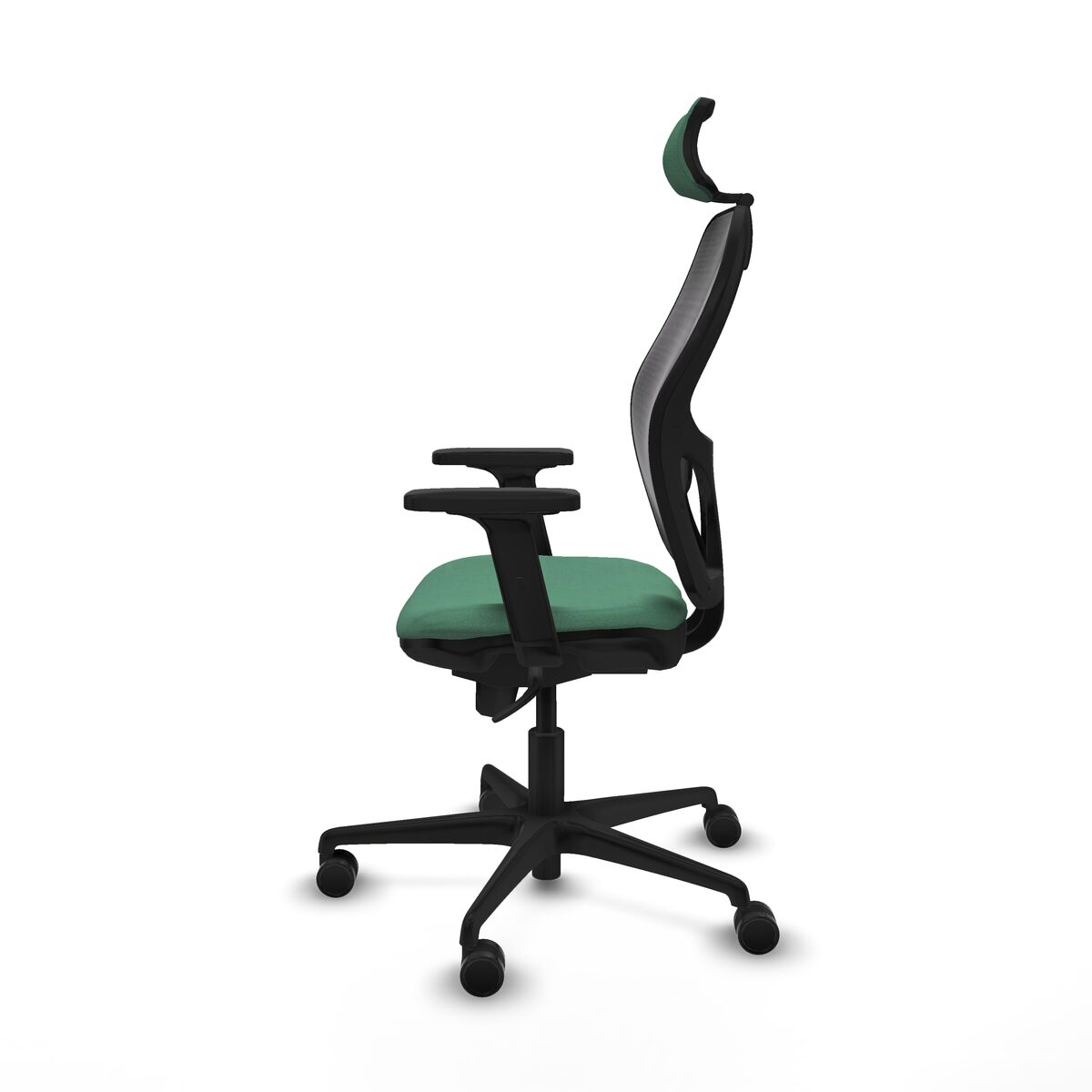 Silla de Oficina con Cabecero Jorquera Piqueras y Crespo 2D036N2 Verde Esmeralda