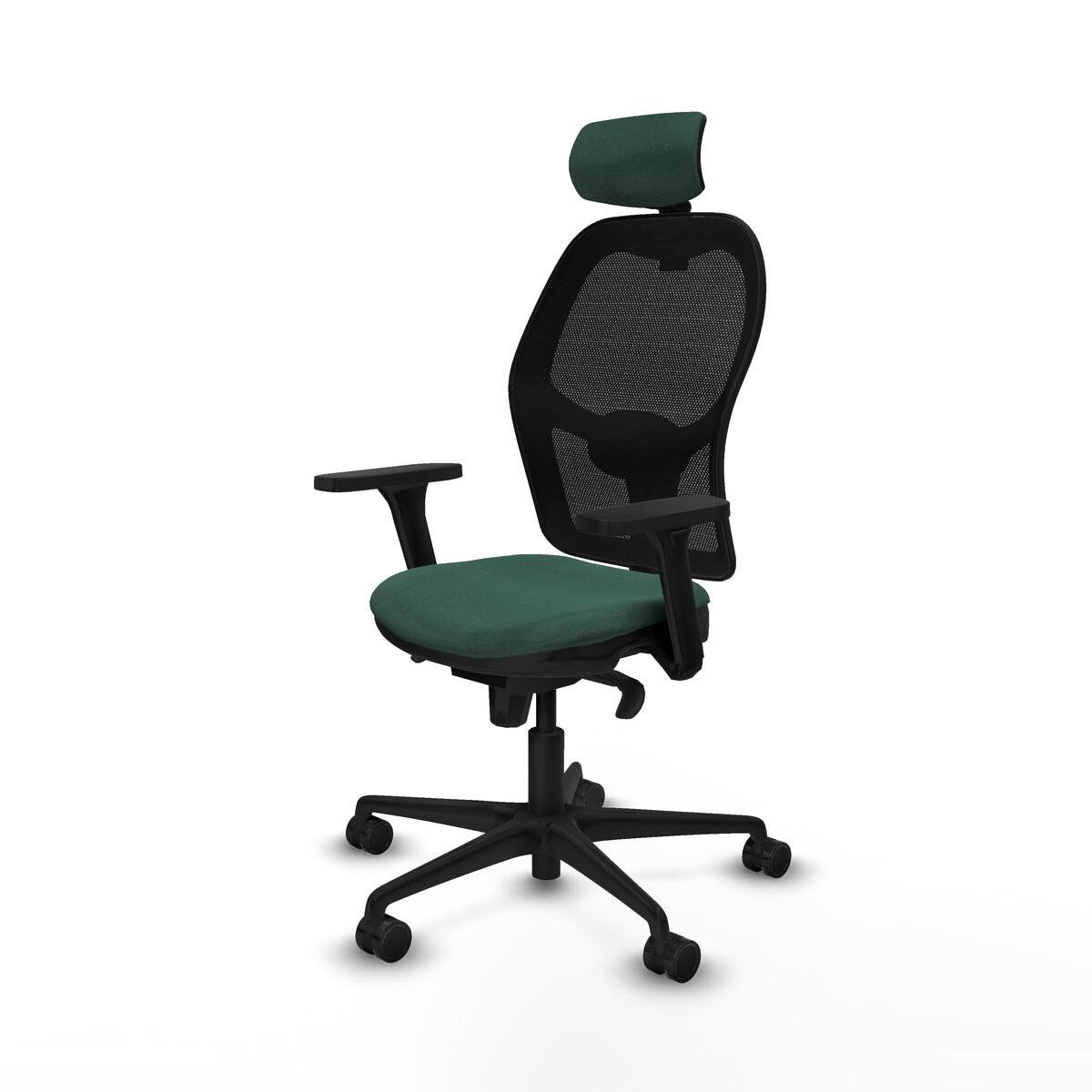 Silla de Oficina con Cabecero Jorquera Piqueras y Crespo 3D036N2 Verde