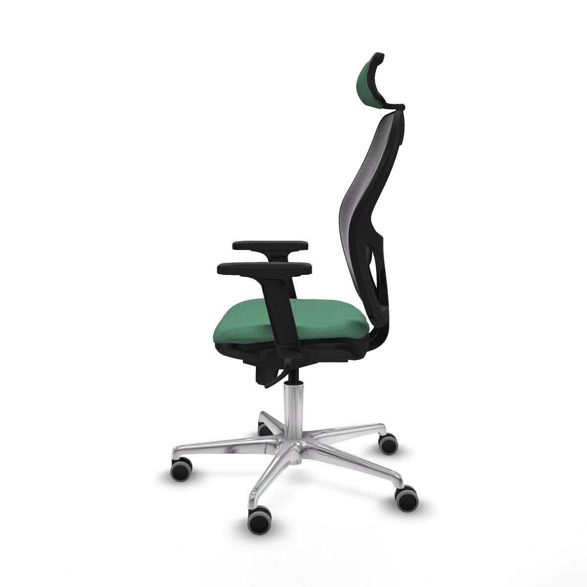 Silla de Oficina con Cabecero Jorquera Piqueras y Crespo 2D086G2 Verde Esmeralda
