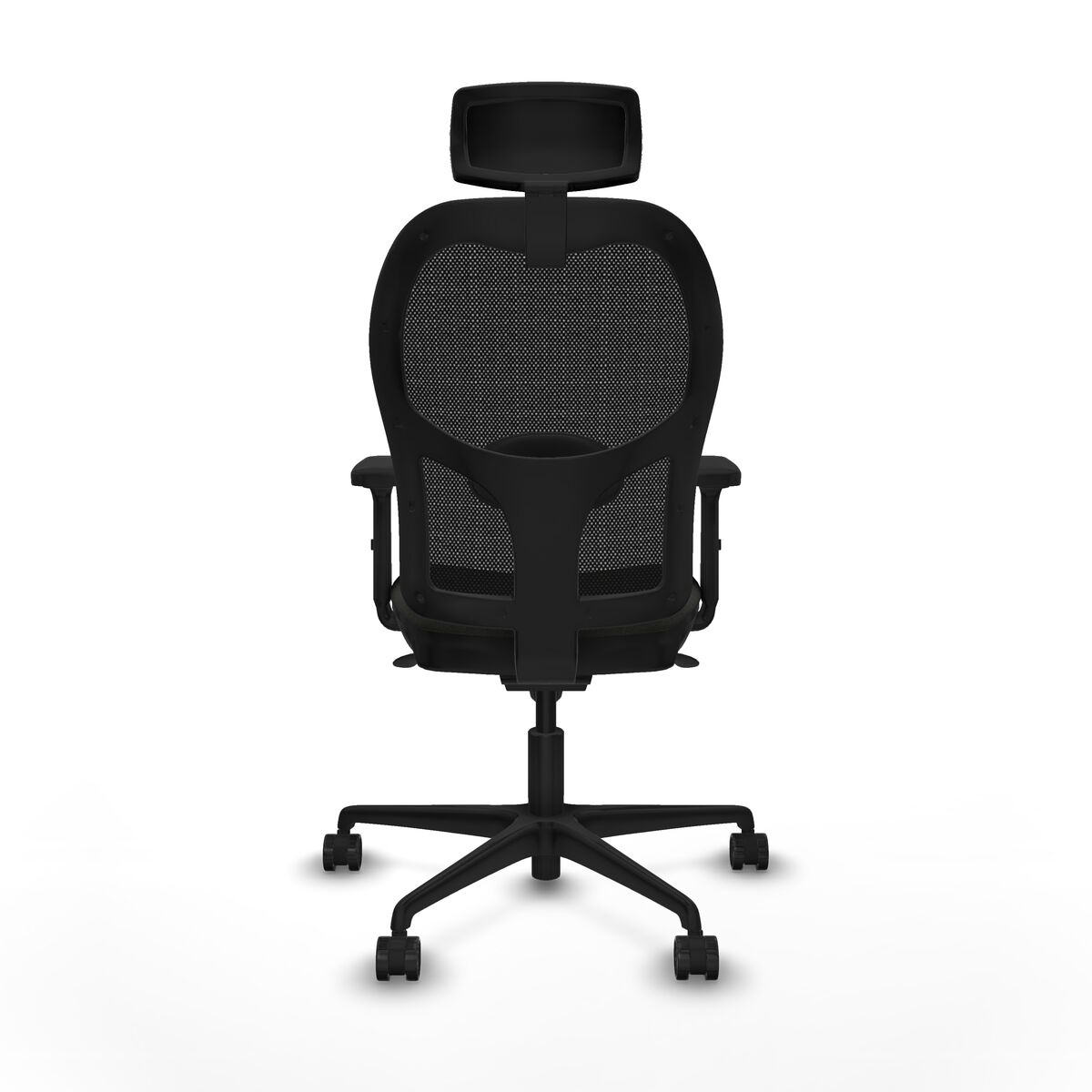 Silla de Oficina con Cabecero Jorquera Piqueras y Crespo 2D036N2 Negro