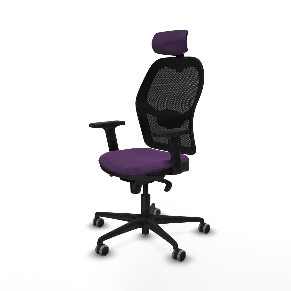 Silla de Oficina con Cabecero Jorquera Piqueras y Crespo 2D036G2 Morado