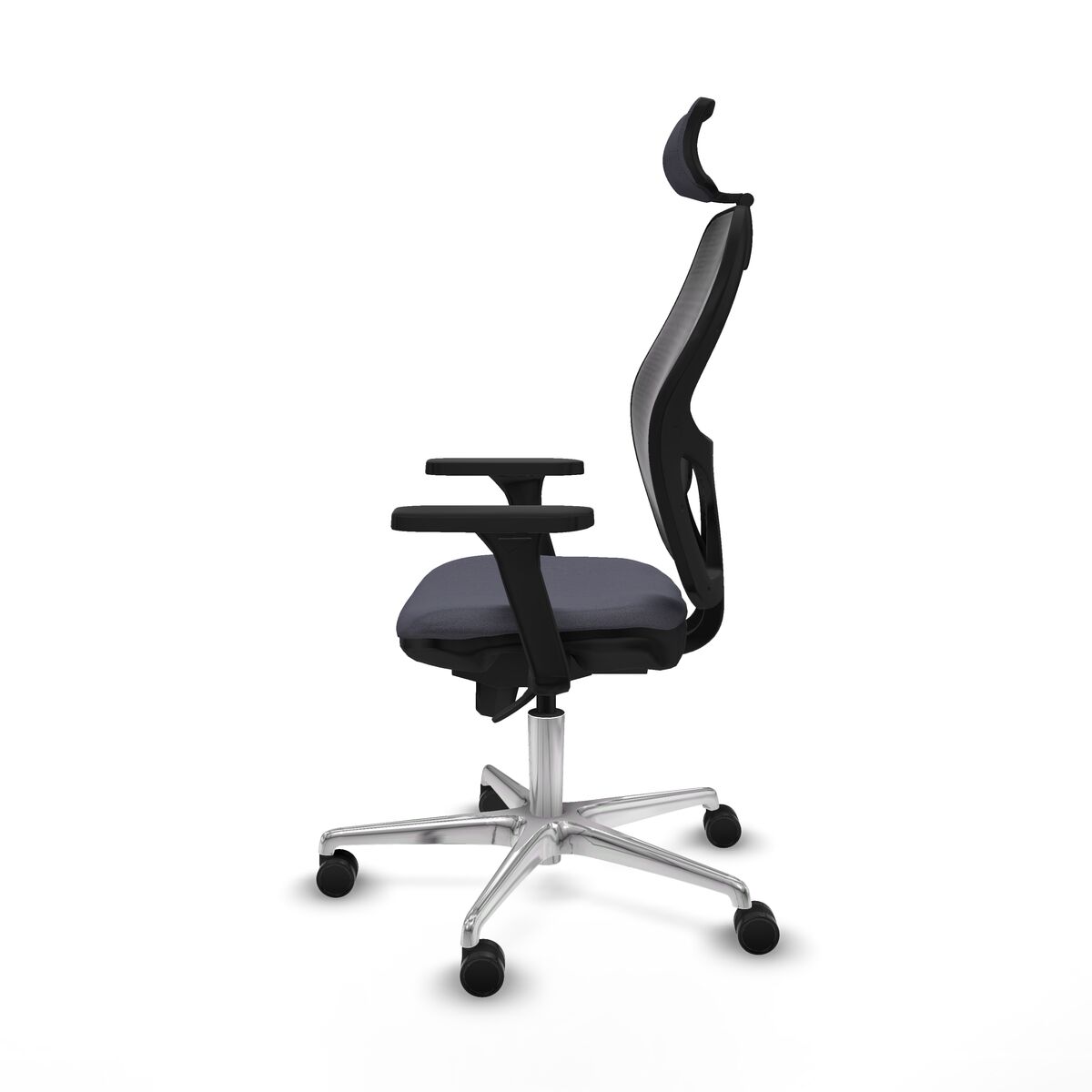 Silla de Oficina con Cabecero Jorquera Piqueras y Crespo 3D086N2 Gris oscuro