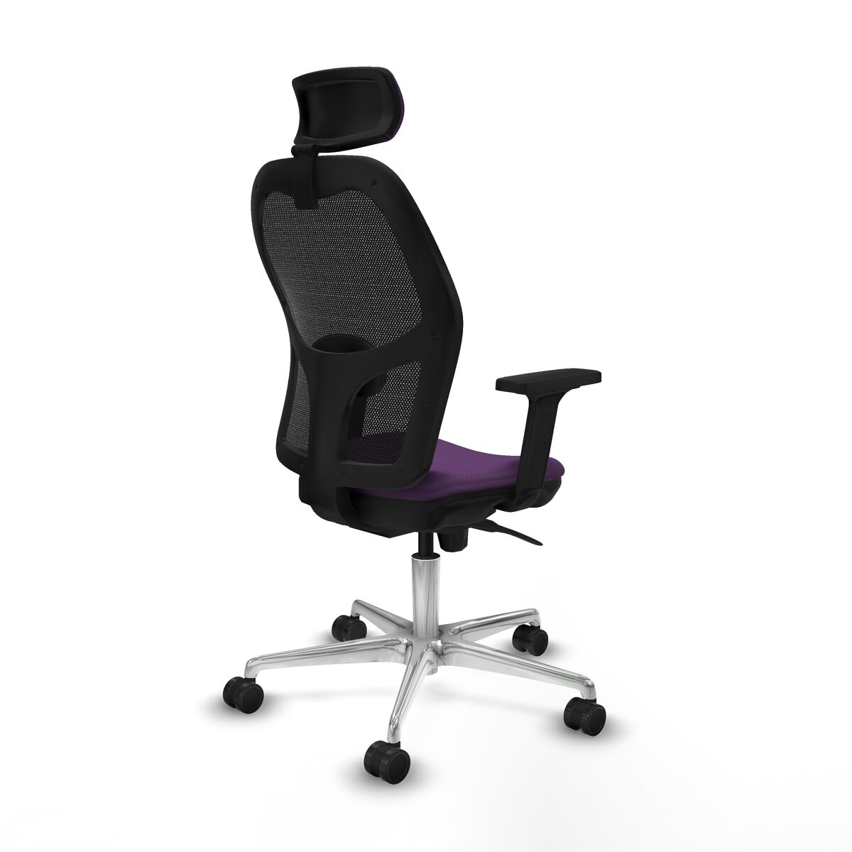 Silla de Oficina con Cabecero Jorquera Piqueras y Crespo 2D086N2 Morado