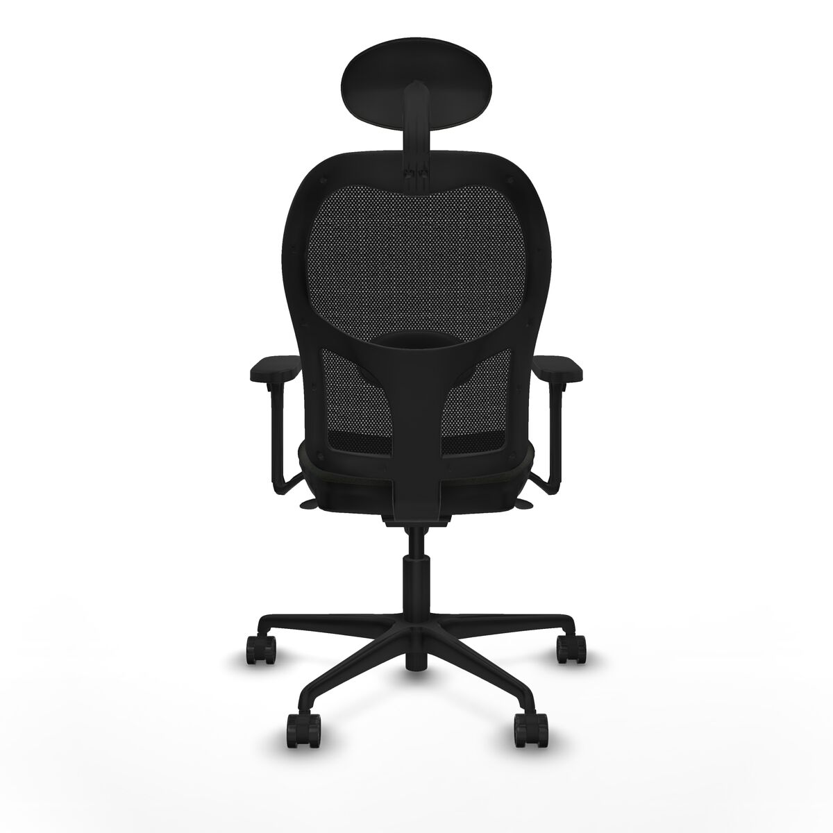 Silla de Oficina con Cabecero Jorquera Piqueras y Crespo 3D036N1 Negro