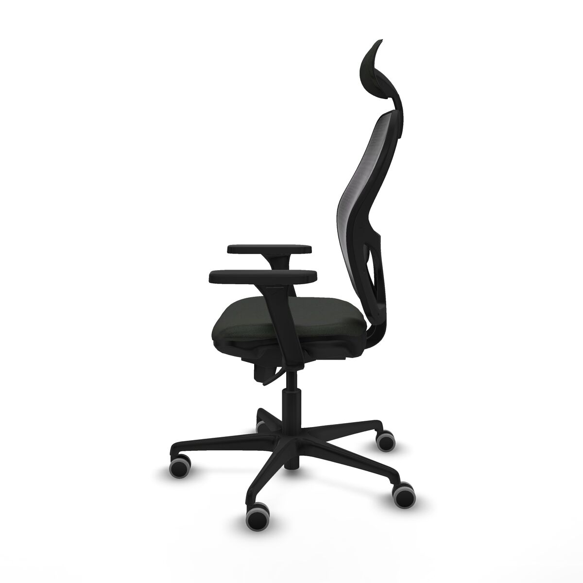 Silla de Oficina con Cabecero Jorquera Piqueras y Crespo 3D036G1 Negro