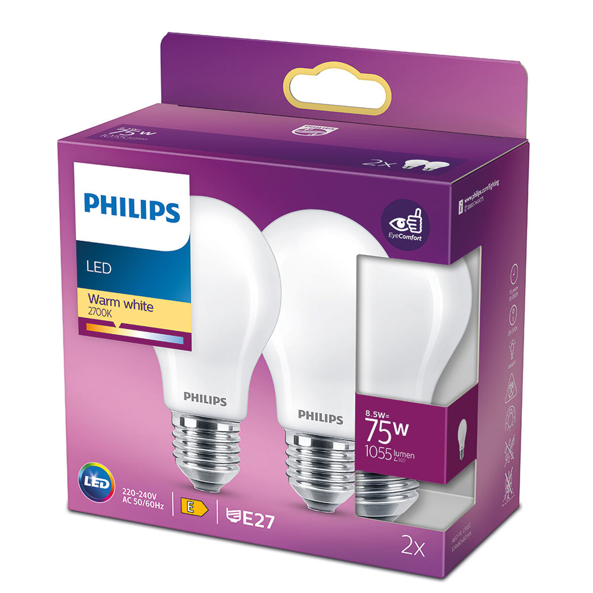 Bombilla LED Philips Blanco E27