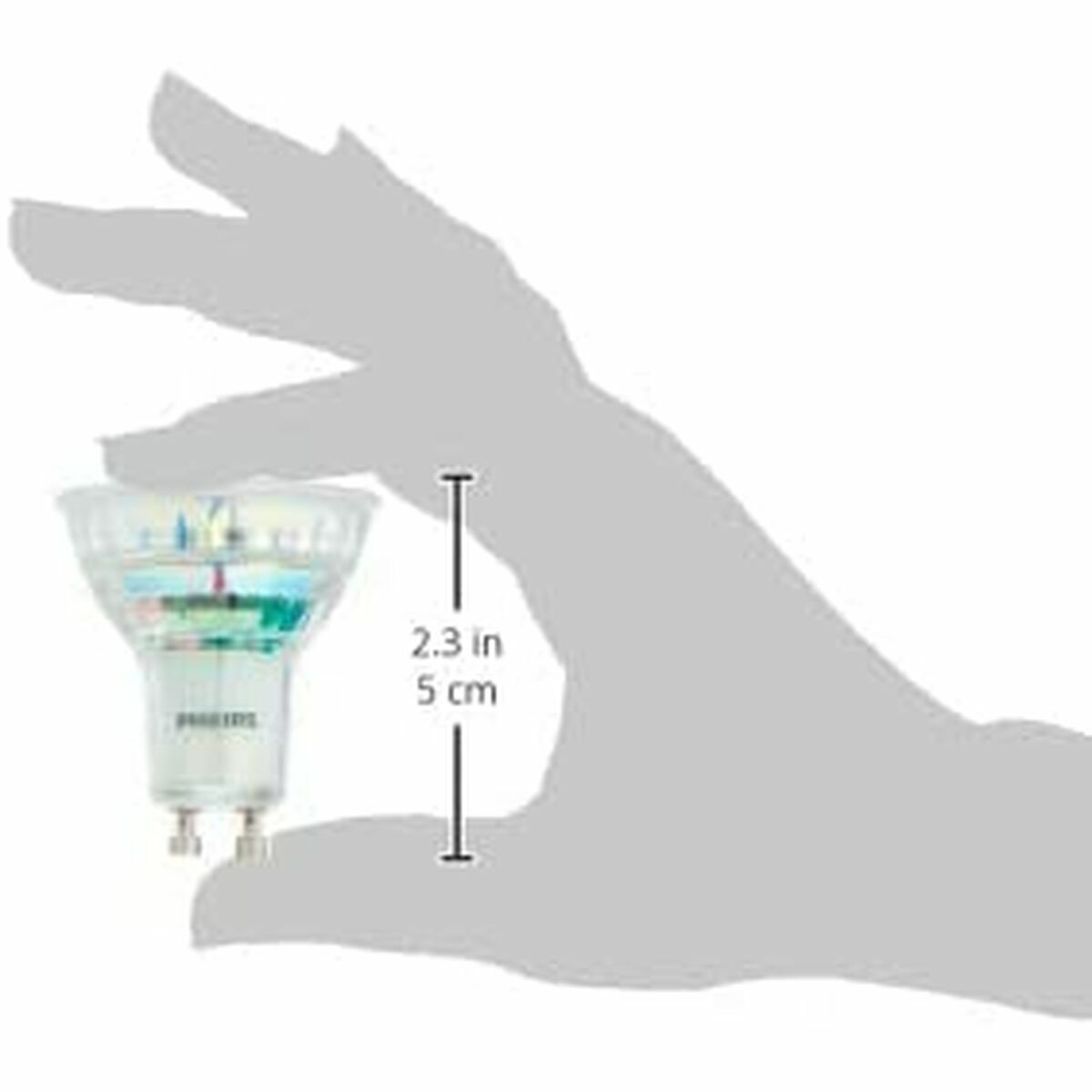 Lámpara LED Philips 4,6 W GU10 Blanco F (2700 K)